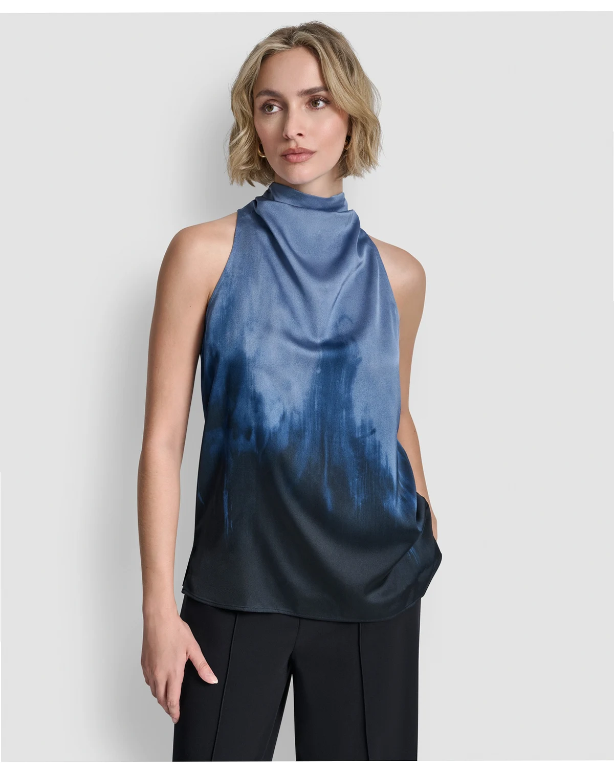 Women's Sleeveless Cowl Neck Top