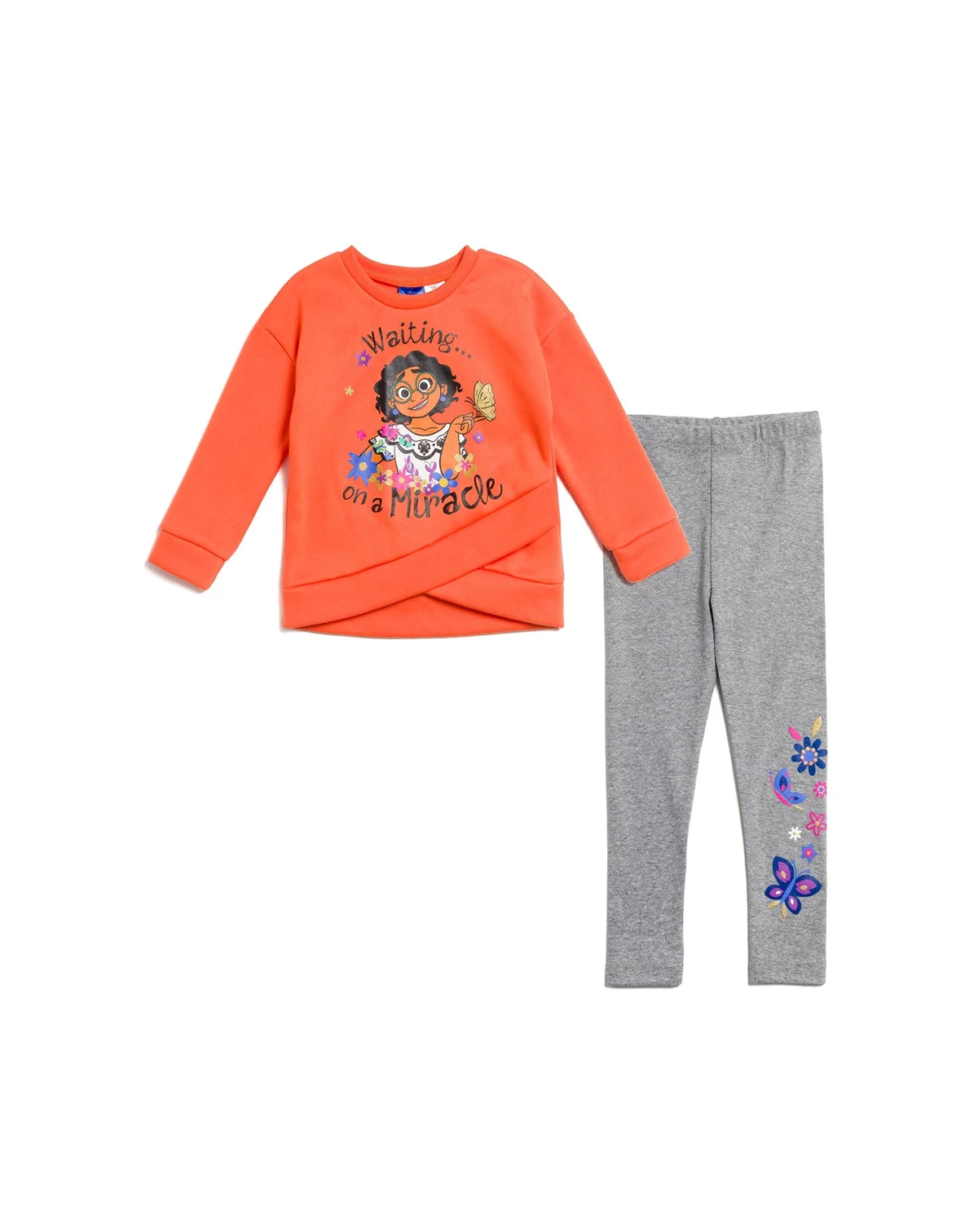 Toddler Girls Disney Pullover Fleece Sweatshirt and Leggings Outfit Set