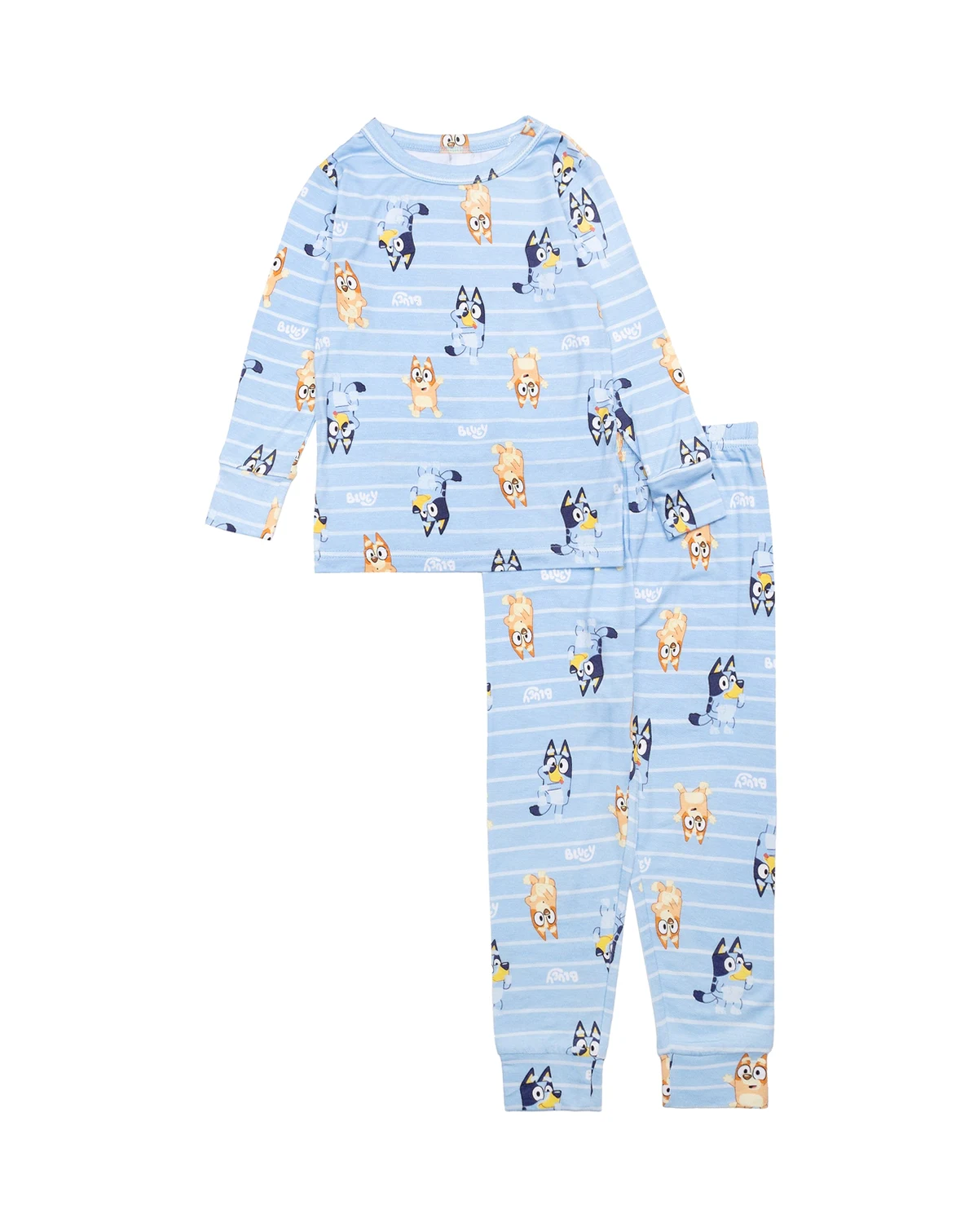 Girls' 2T-4T Long Sleeve Top and Pants Pajama, 2-Piece Set