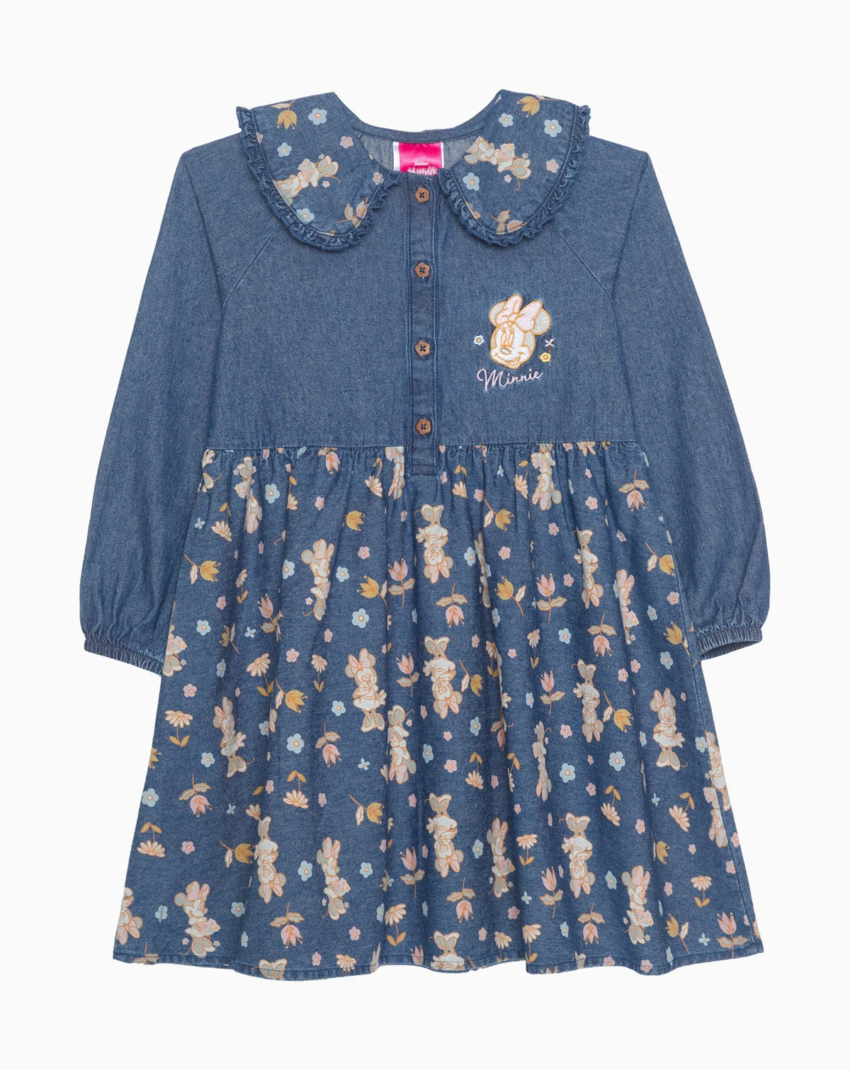 Girls' 2T-6X Minnie Flowers Dress