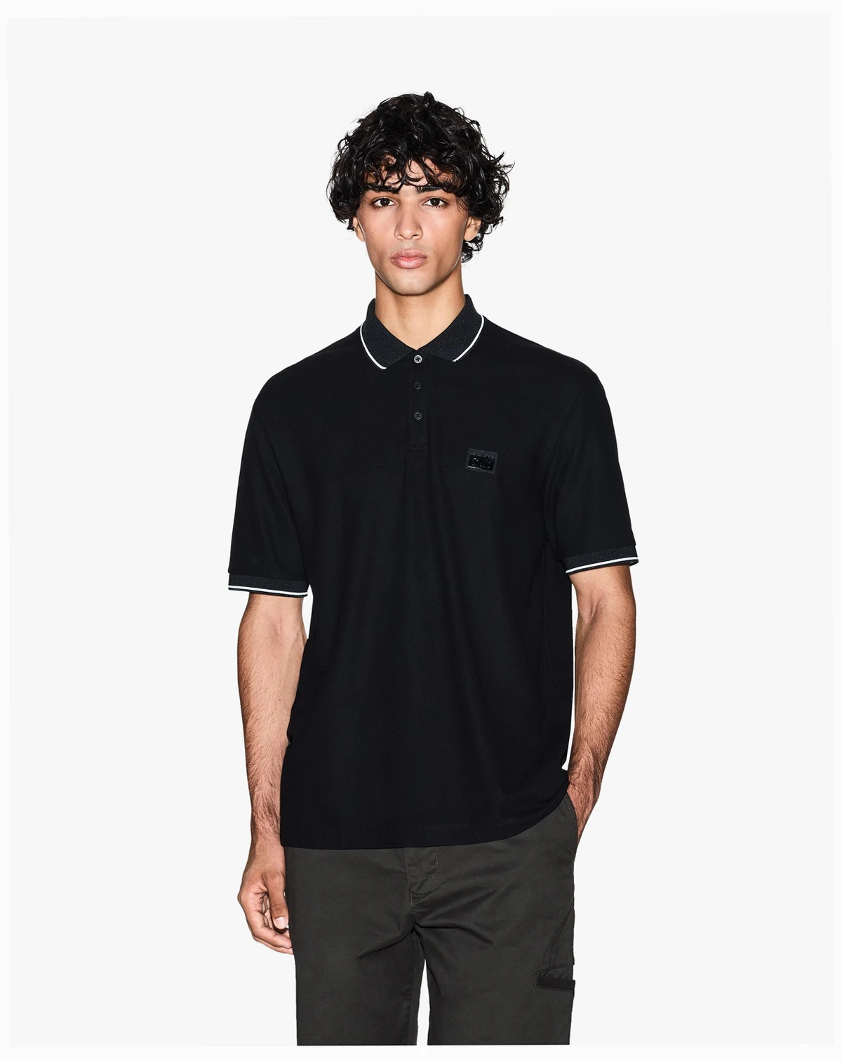 Men's Night Lab Short Sleeve Mercerized Cotton Pique Polo Shirt