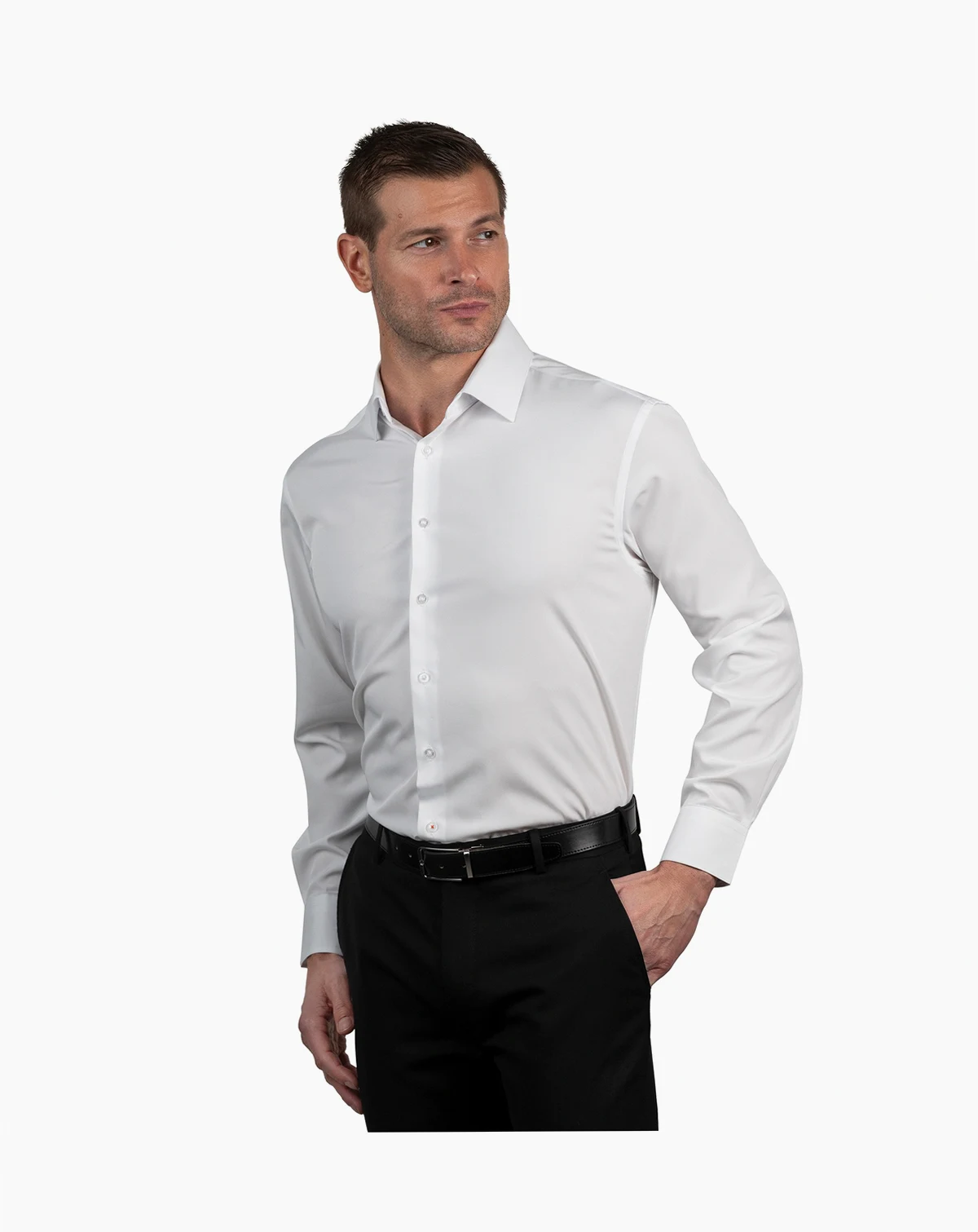 Men's Slim-Fit Supershirt Dress Shirt