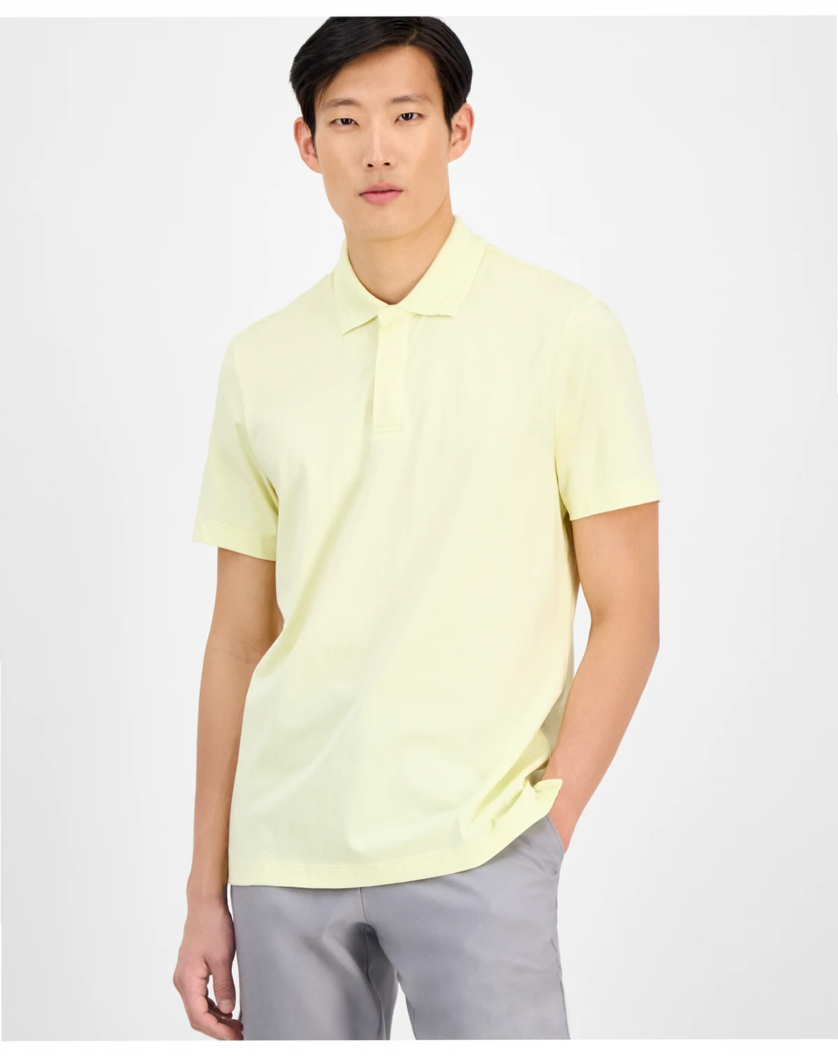 Men's Regular-Fit Mercerized Polo Shirt, Created for Macy's