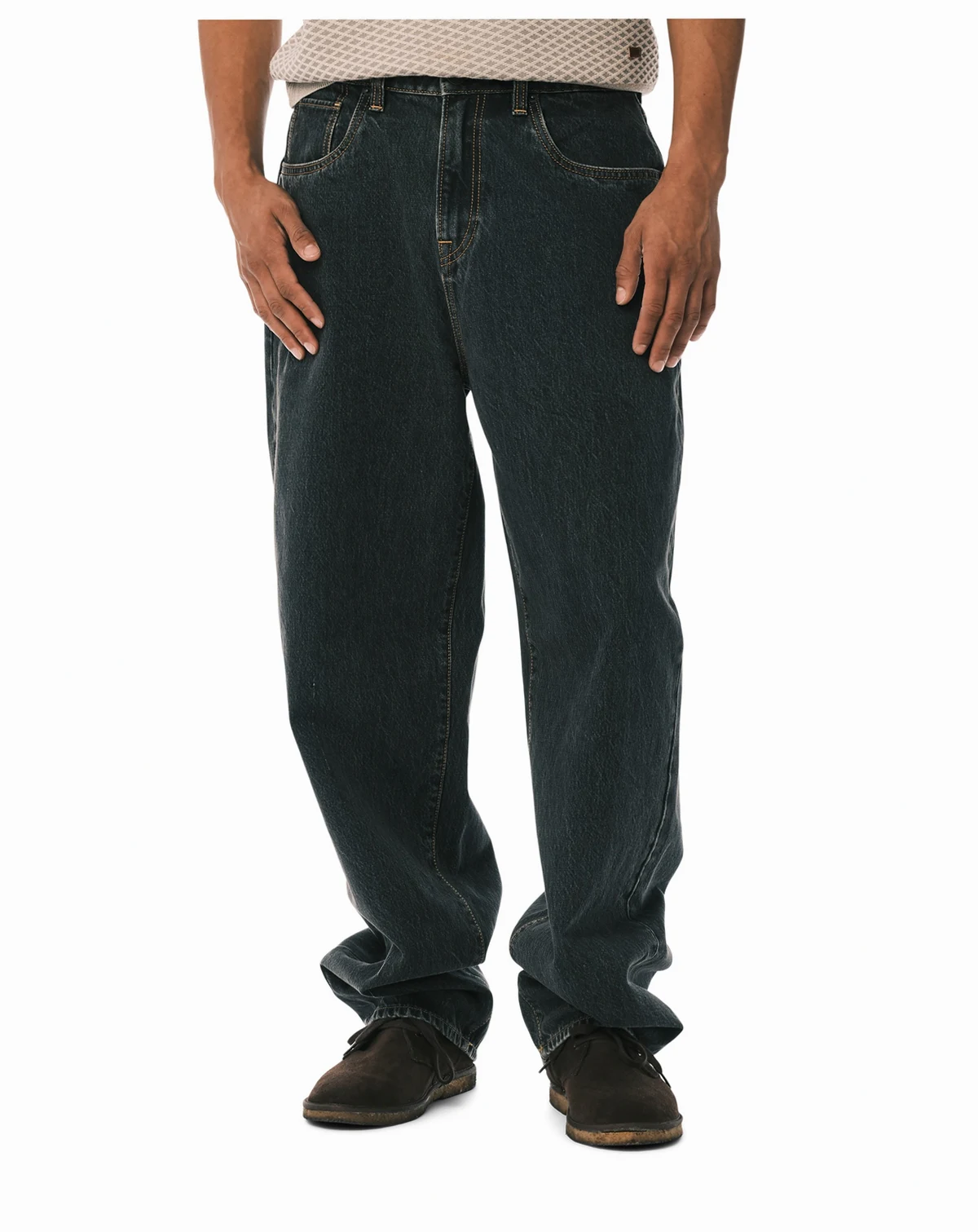 Men's Baggy-Fit Wide-Leg Jeans