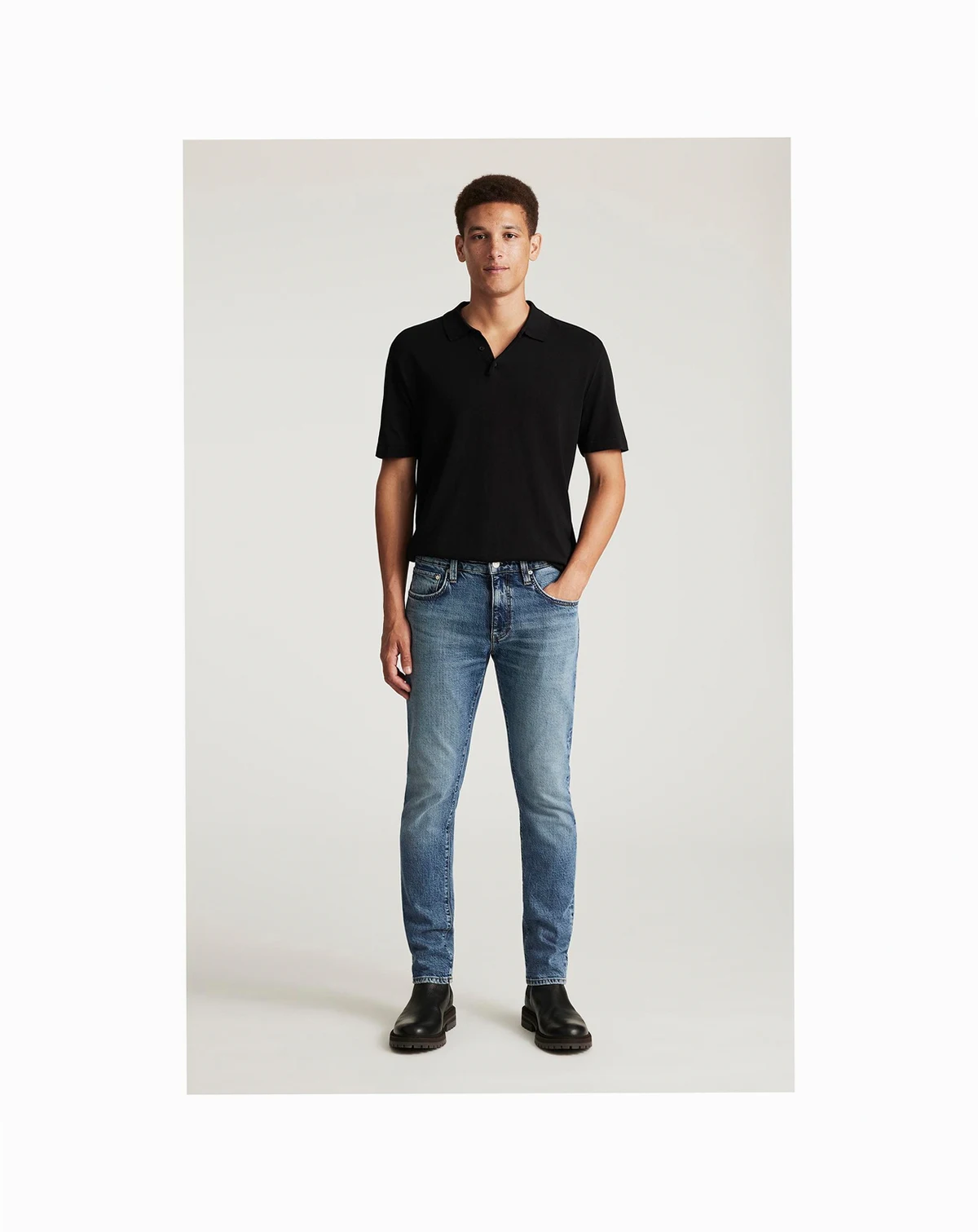 Men's Jake Slim Leg In Used Brushed Classic Jean