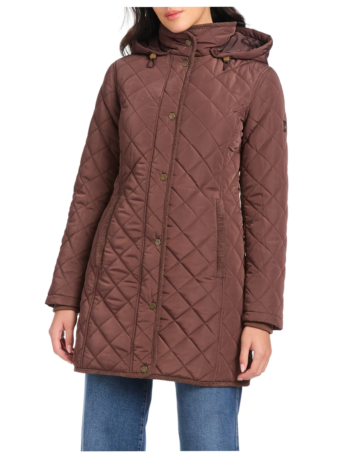 Women's Long Mini Quilt Coat