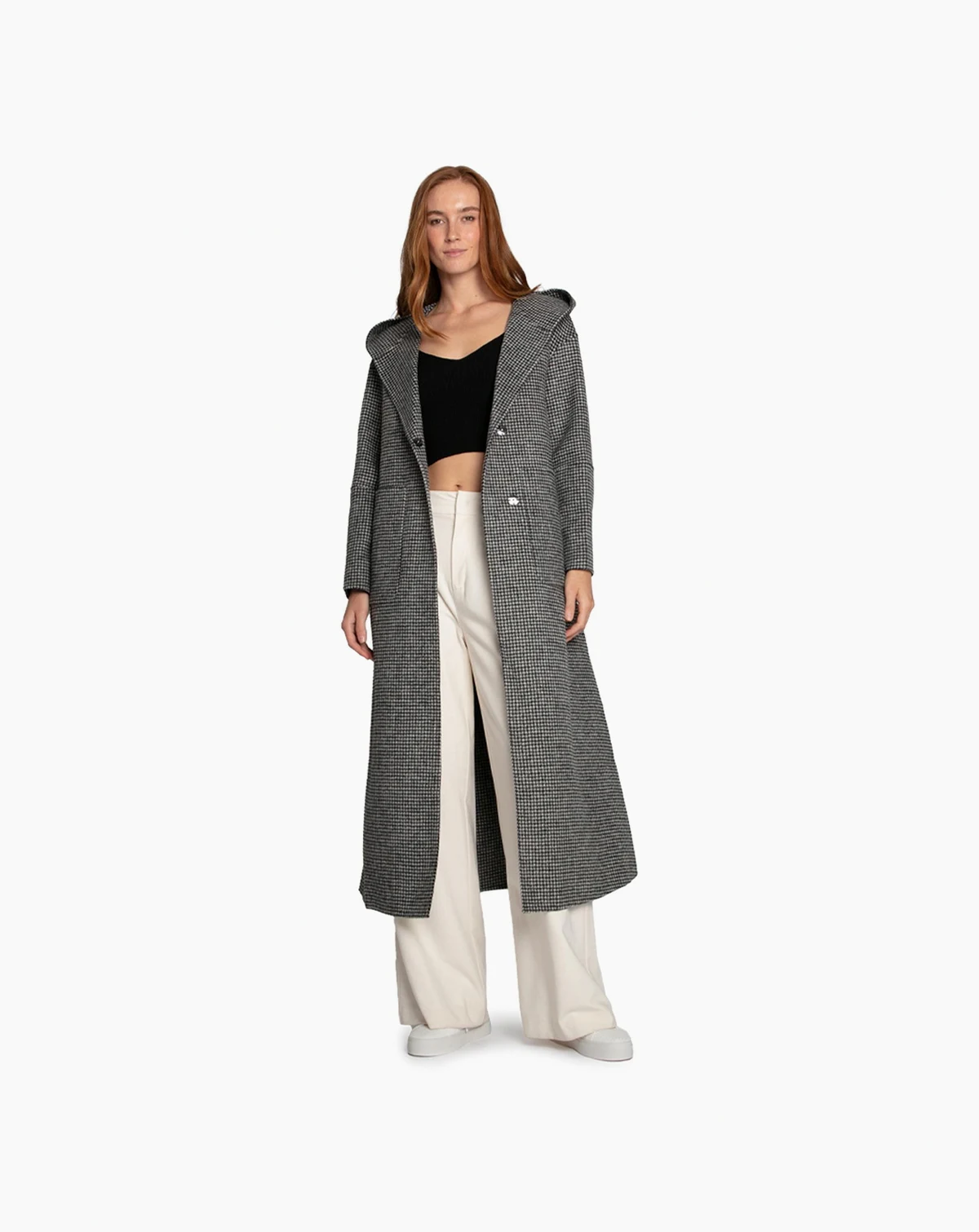Walk My Way Wool Blend Oversized Maxi Coat