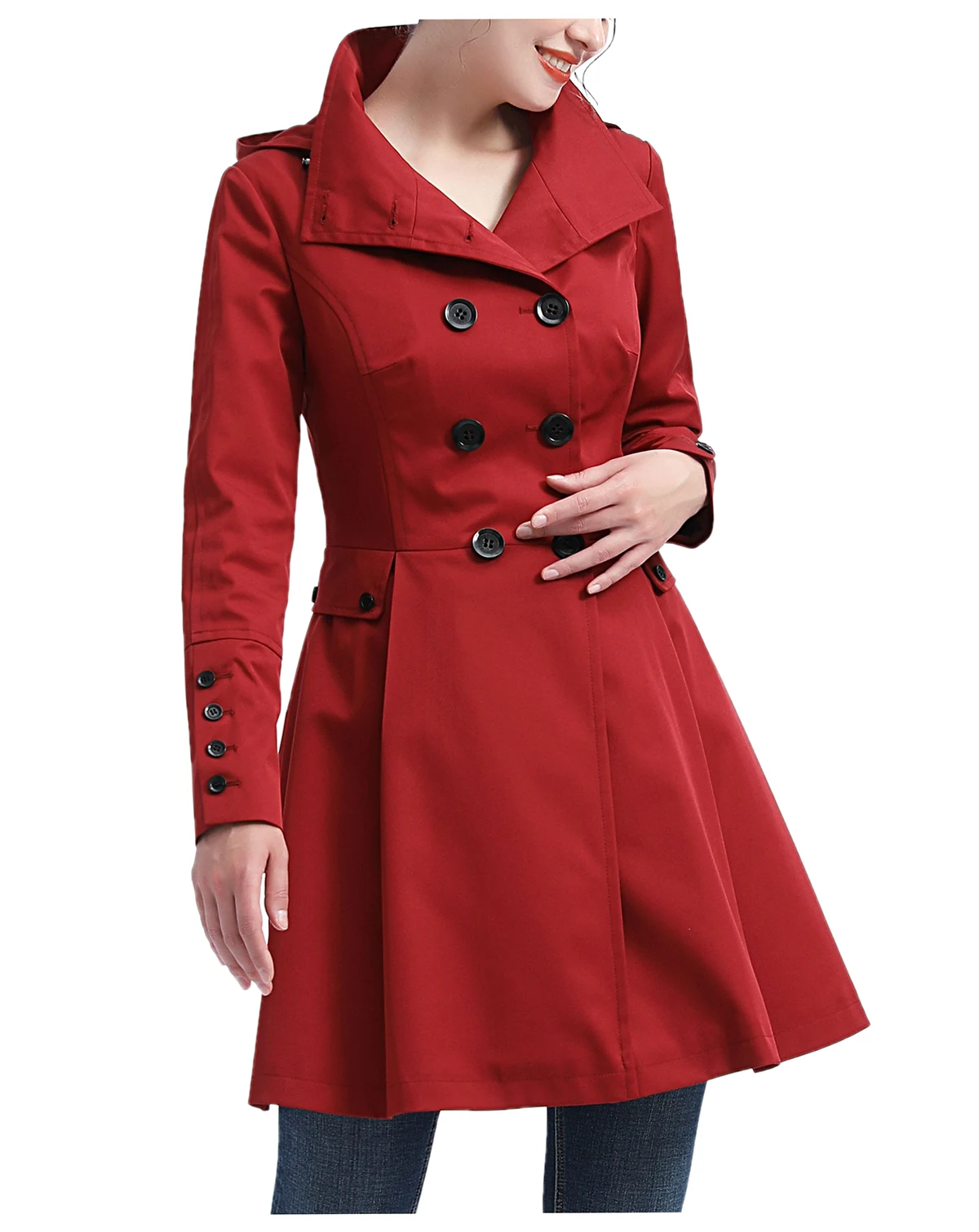 Women's Adele Hooded Trench Coat