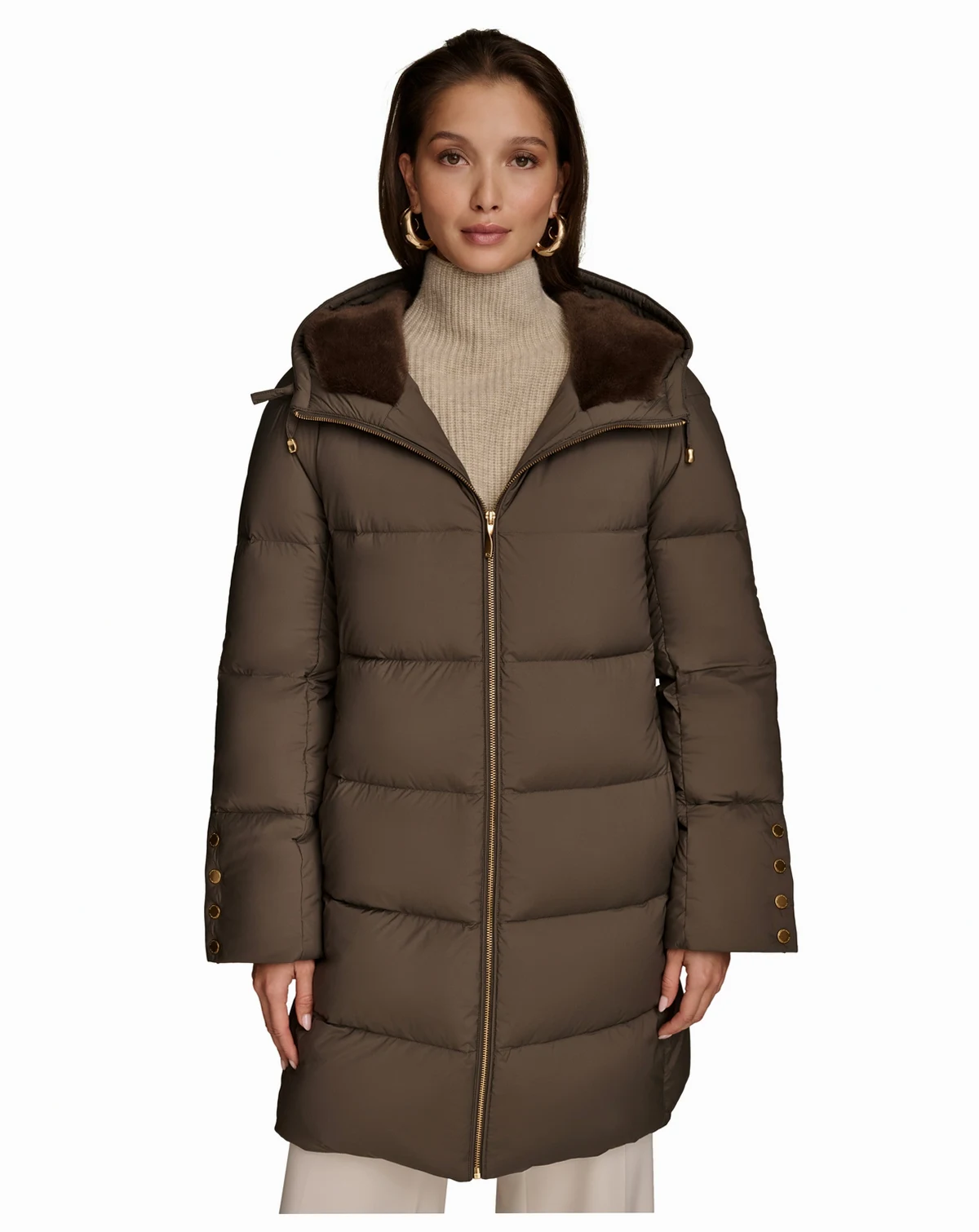 Women's Hooded Down Puffer Coat