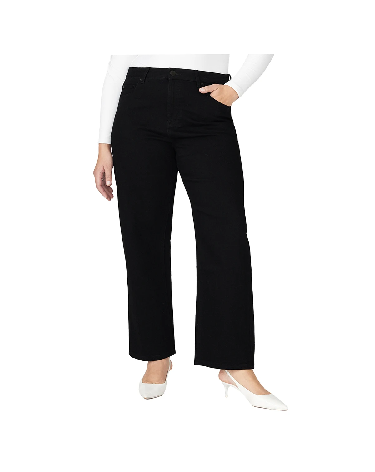 Plus Size The Naomi Comfort Stretch Straight Leg Jean