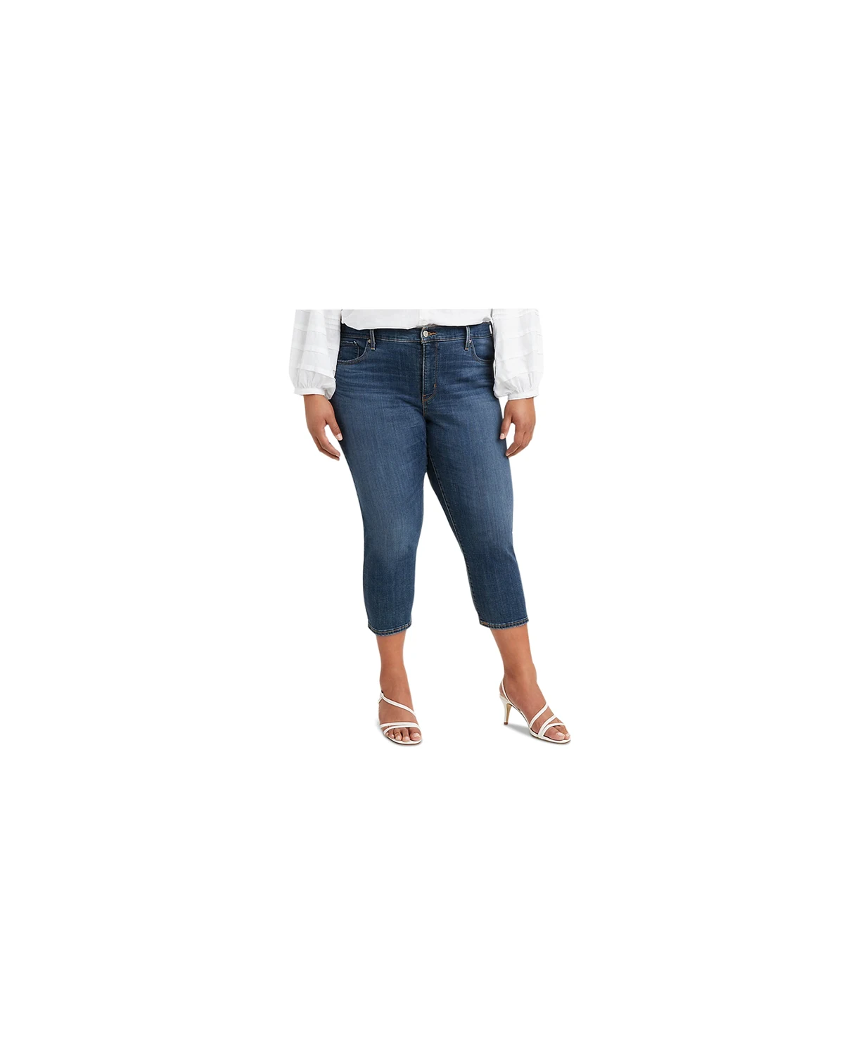 Trendy Plus Size 311 Shaping Skinny Capri Jeans