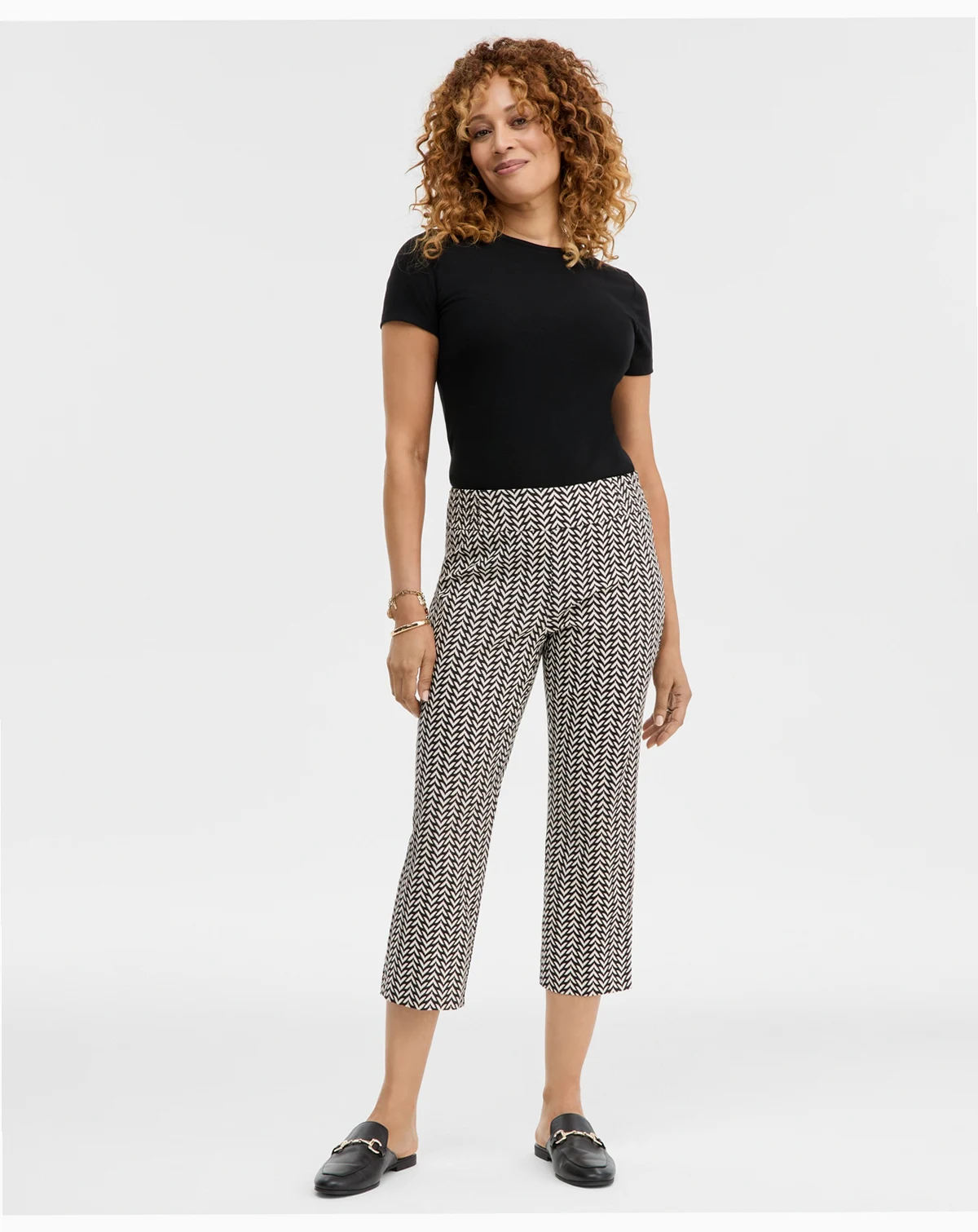 Women's Printed Rivet Capri Pants, Macy's Exclusive