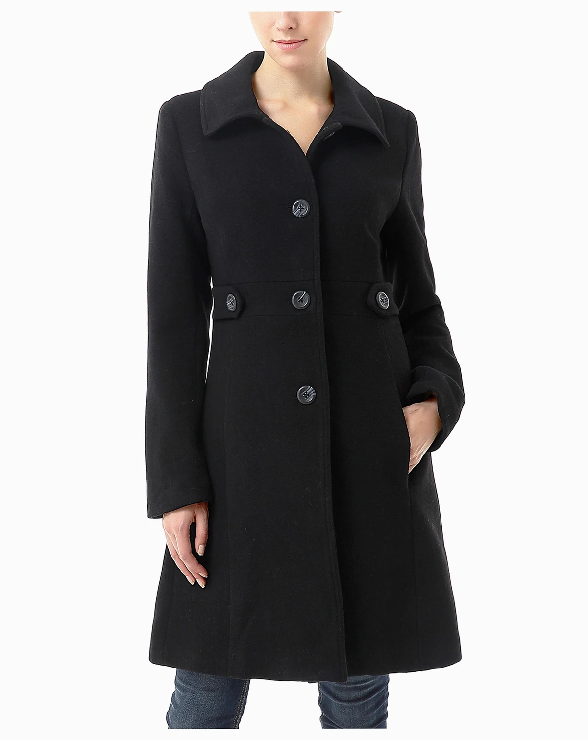 Women's Woimen's Elise Wool Blend Walking Coat