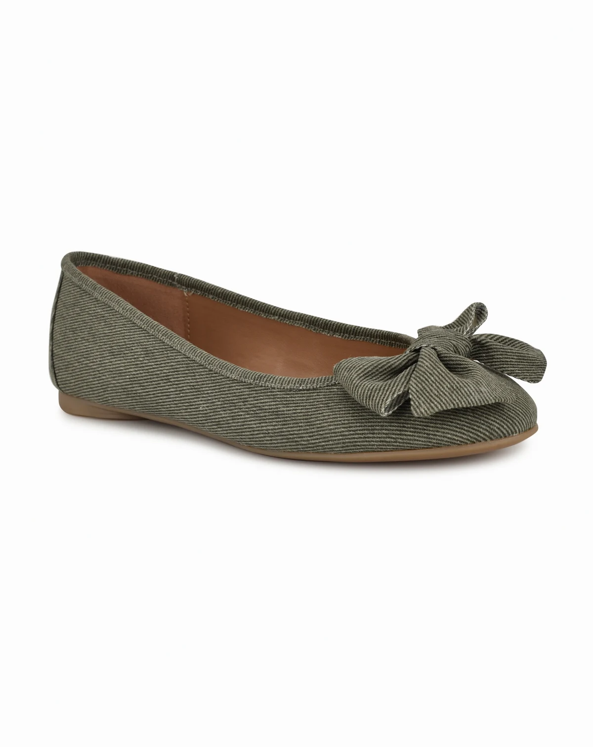 Women's Veronika Denim Bow Ballet Flats