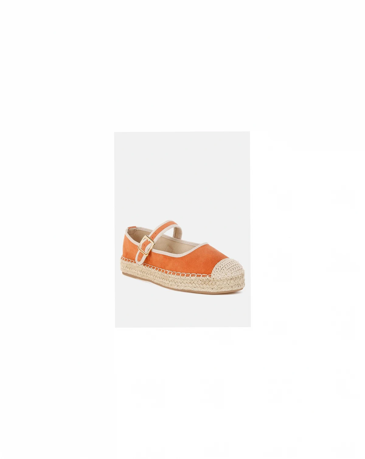 Bolean Soft Suede Leather Mary Jane Espadrilles