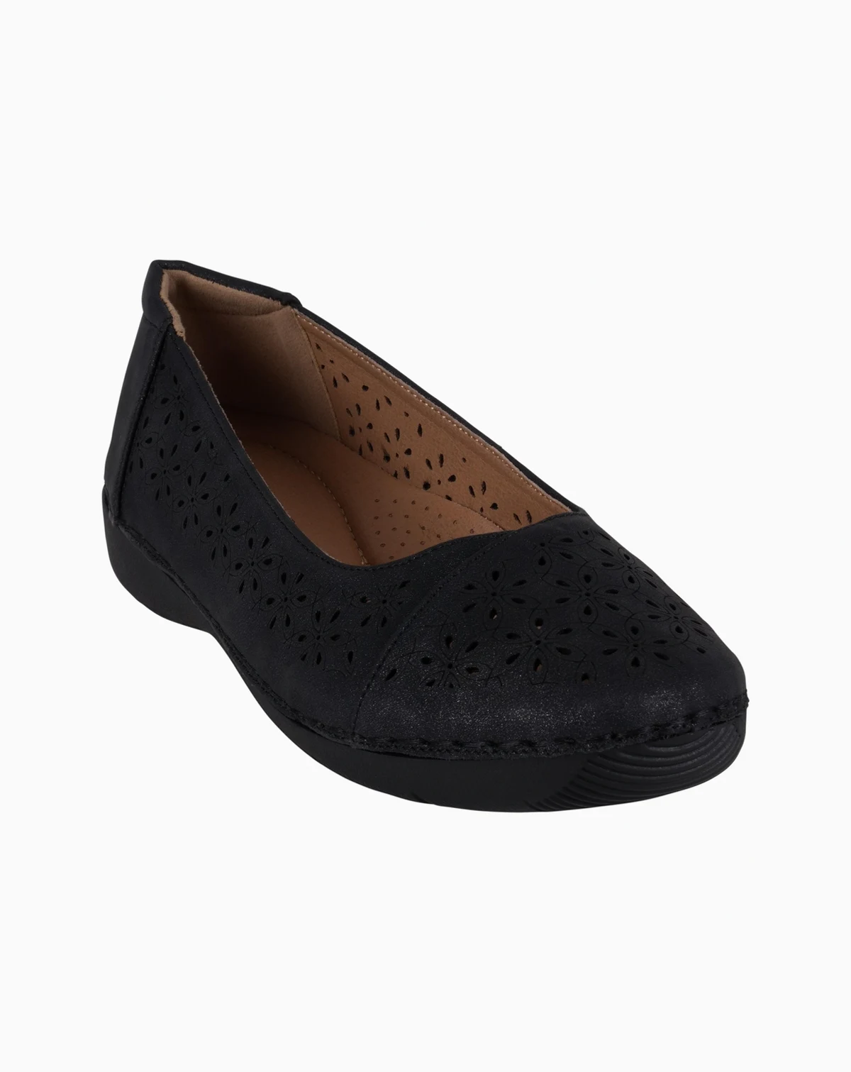Women's Nysha Round Toe Laser Cut Flats