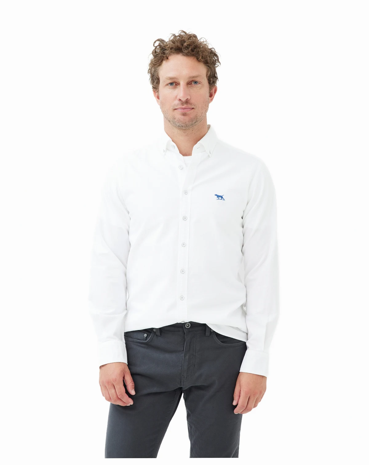 Men's Slim Fit Gunn Oxford Cotton Shirt