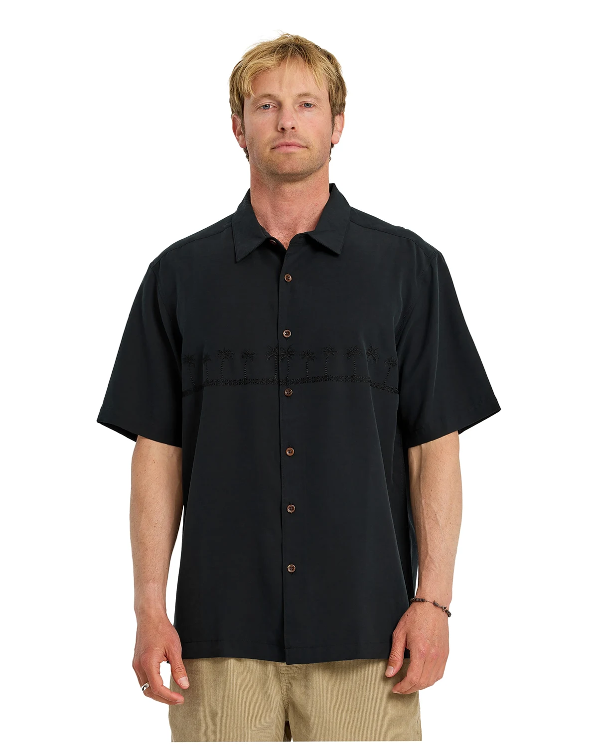 Quiksilver Men's Tahiti Palms Short-Sleeve Shirt