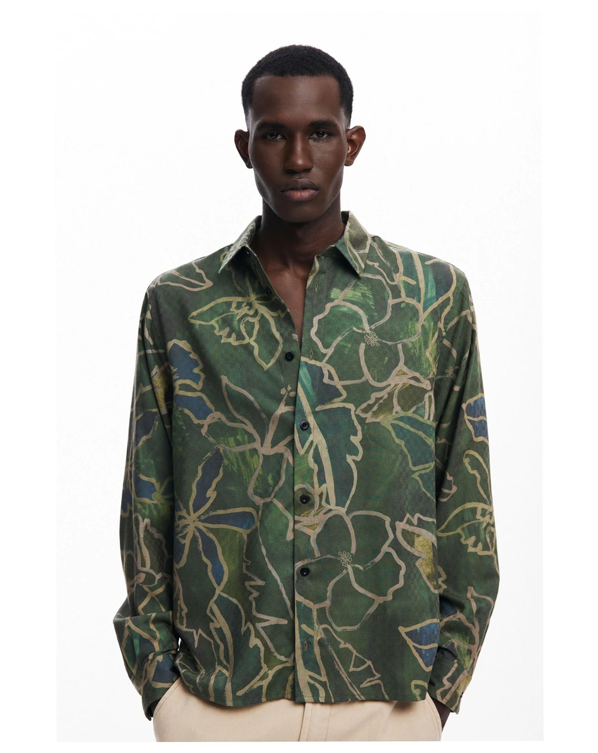 Men's Long-sleeve forest shirt