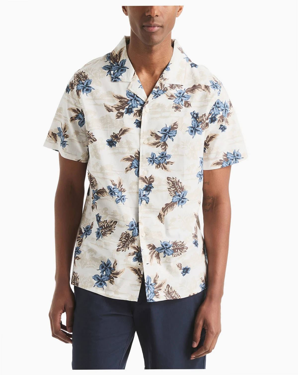 Men's Floral Camp Shirt