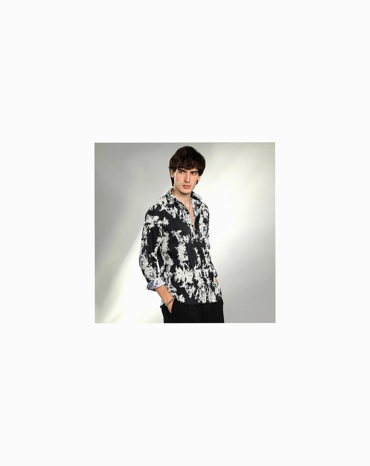 Men's Splash-Pleat Shirt