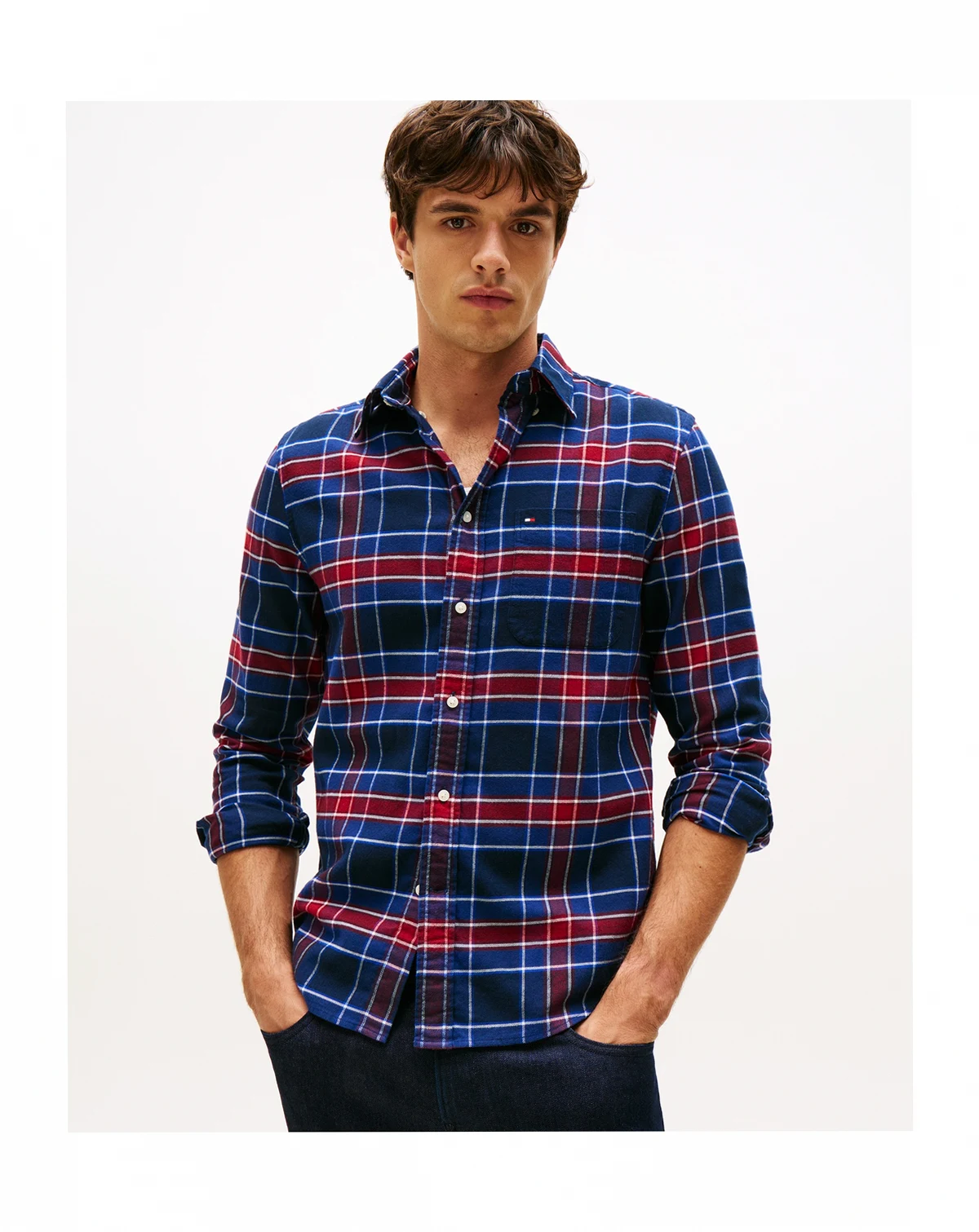 Men's Flannel Tartan Check Shirt