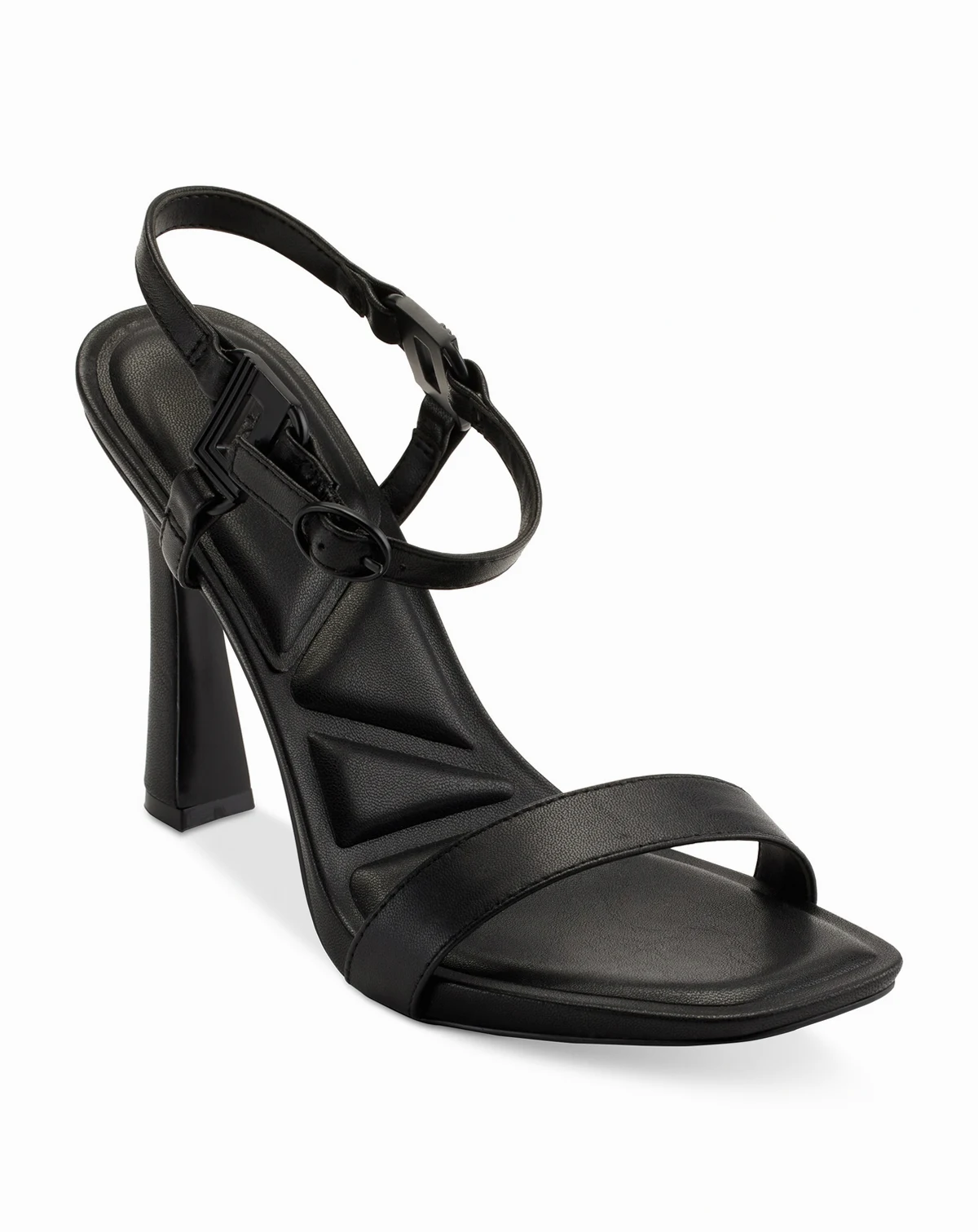 Cybil High-Heel Square-Toe Sandals