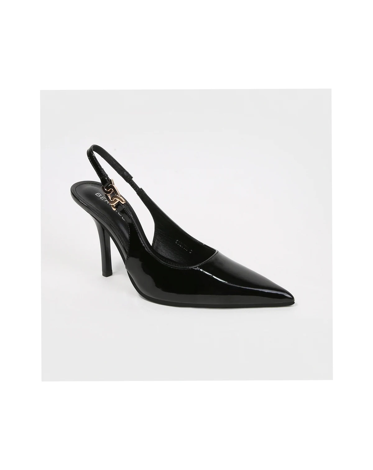 Coetta Patent Slingback Heels