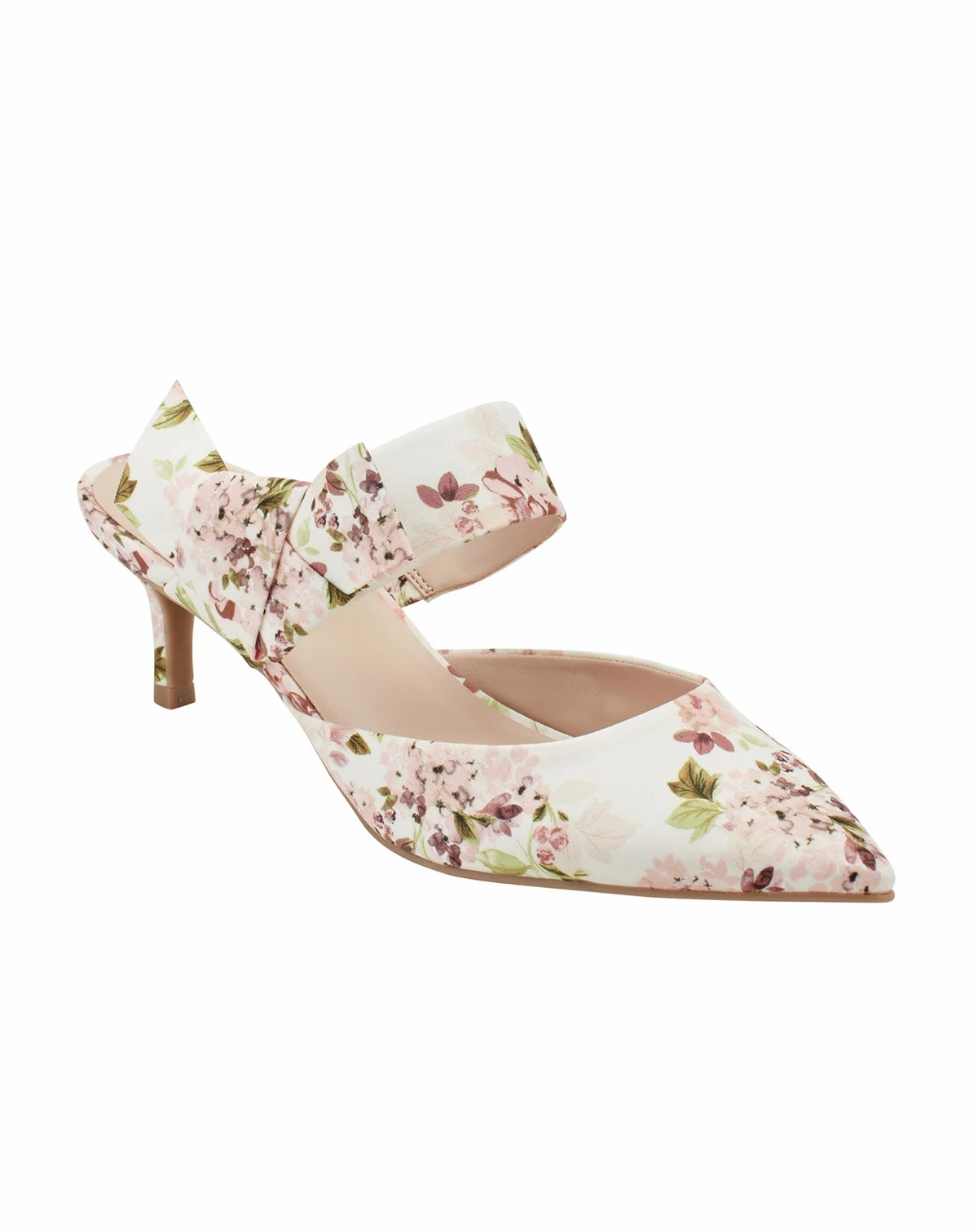 Women's Millie Bow Strap Kitten Heel Mules
