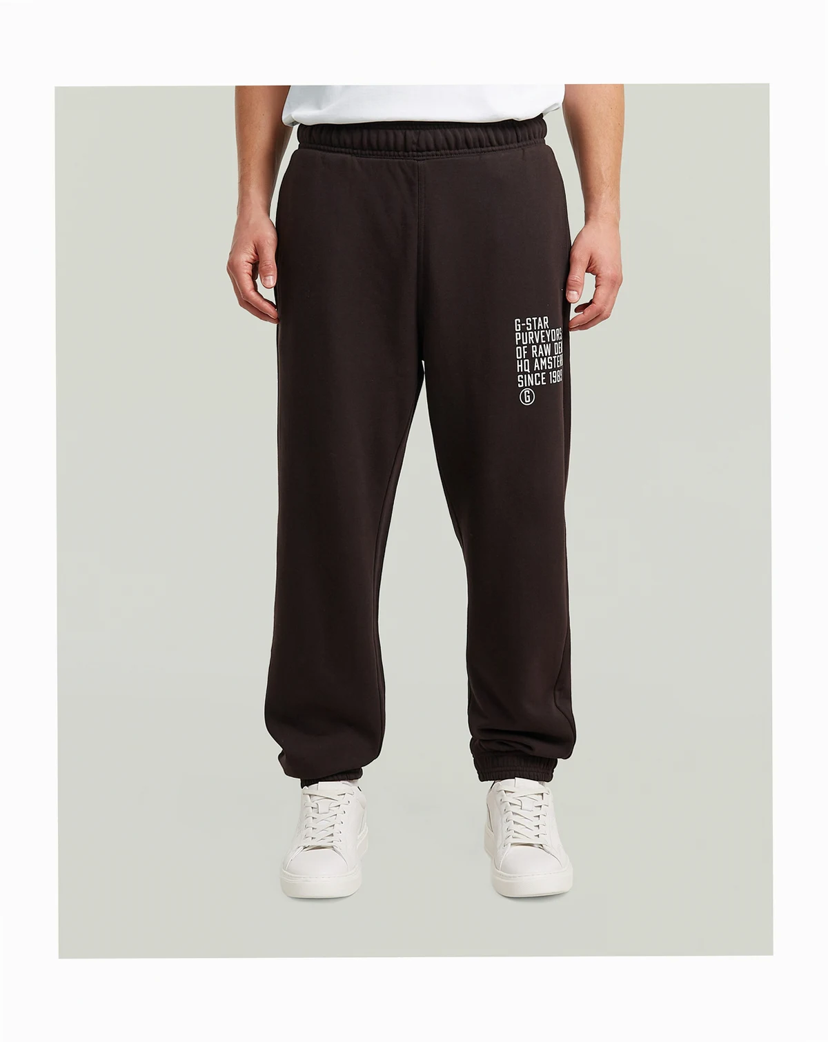 Men's Print Loose Tapered Sweatpants
