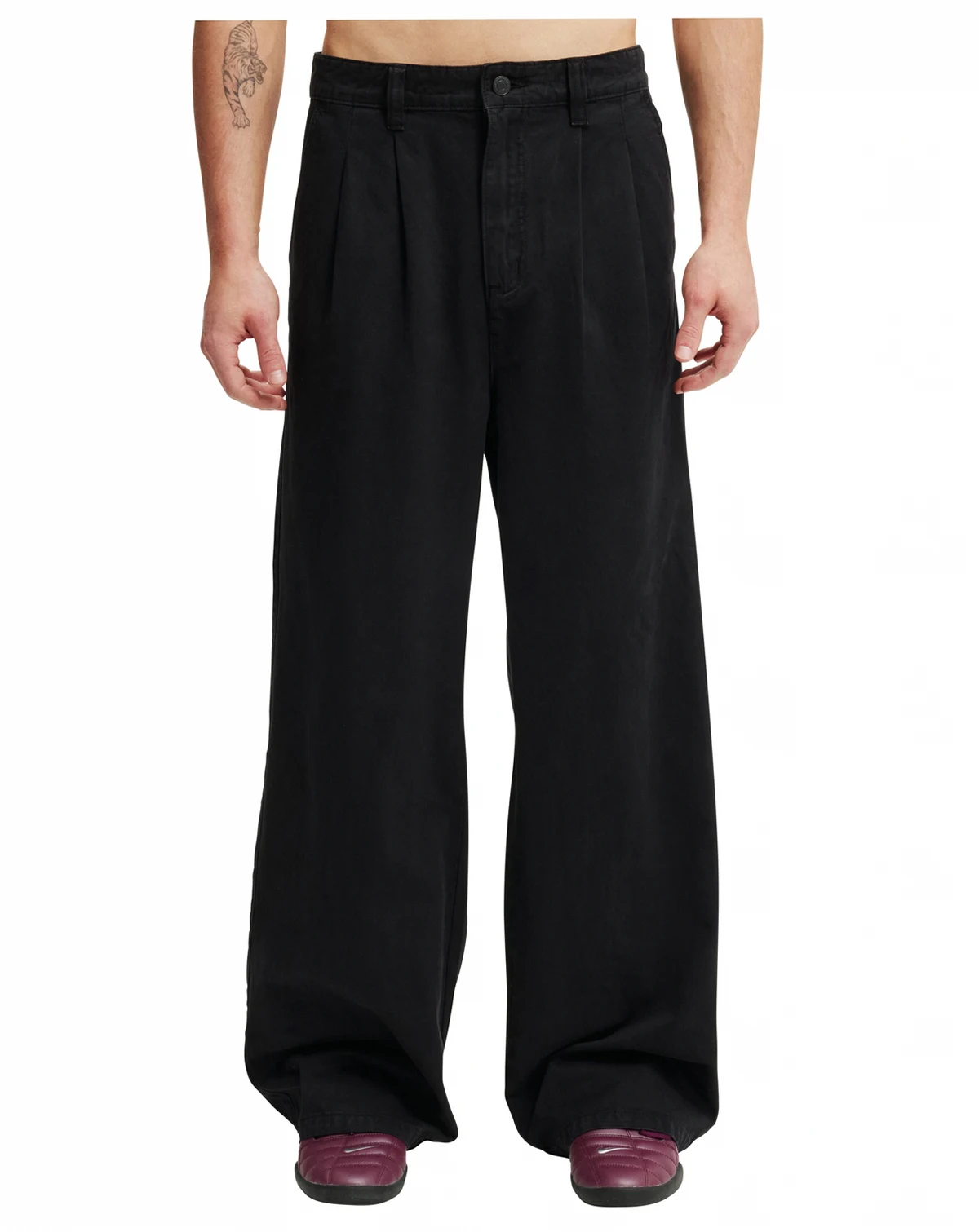 Men's Super Baggy Pleated Pant