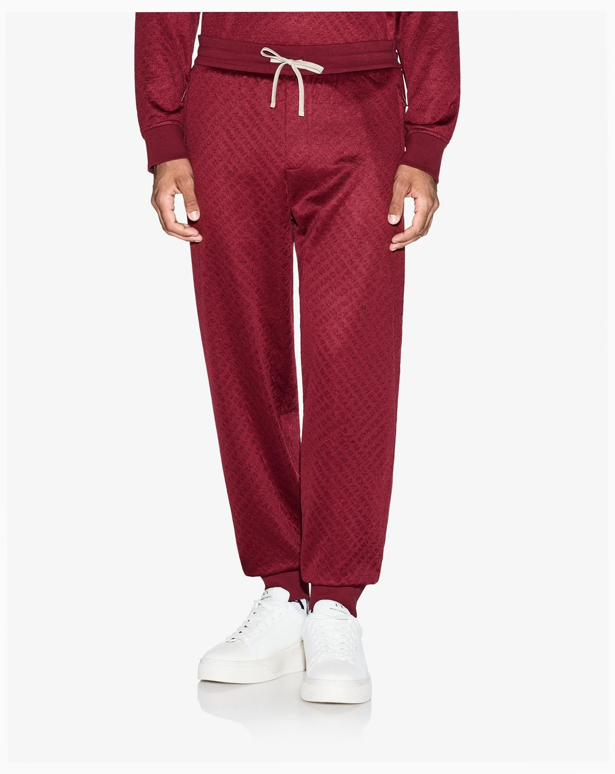 Men's Jacquard Allover Logo Jogger