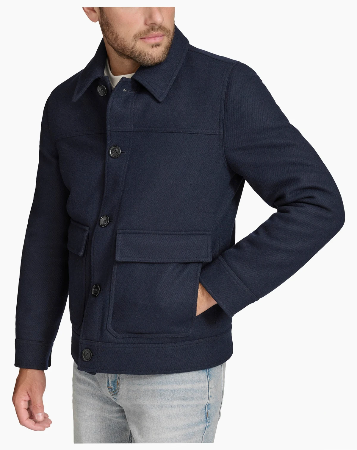 Men's Warwick Twill Chore Shirt Jacket