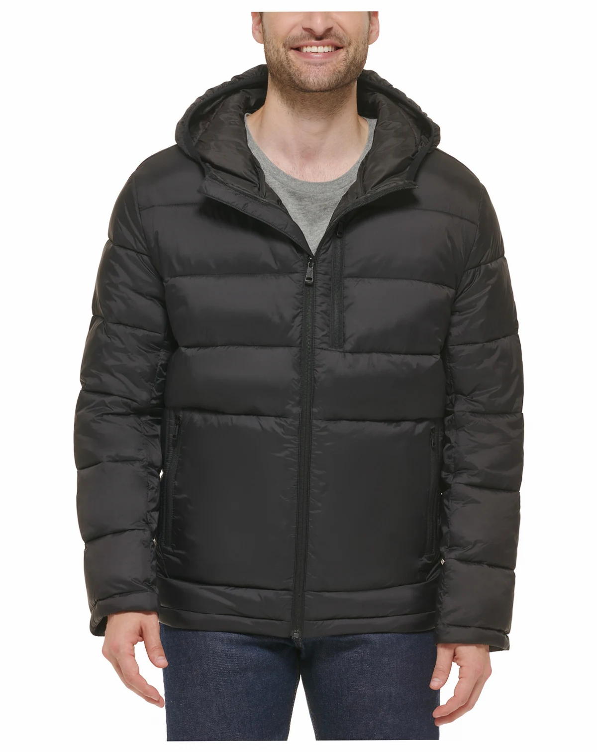 Men's Lightweight Hooded Puffer Jacket