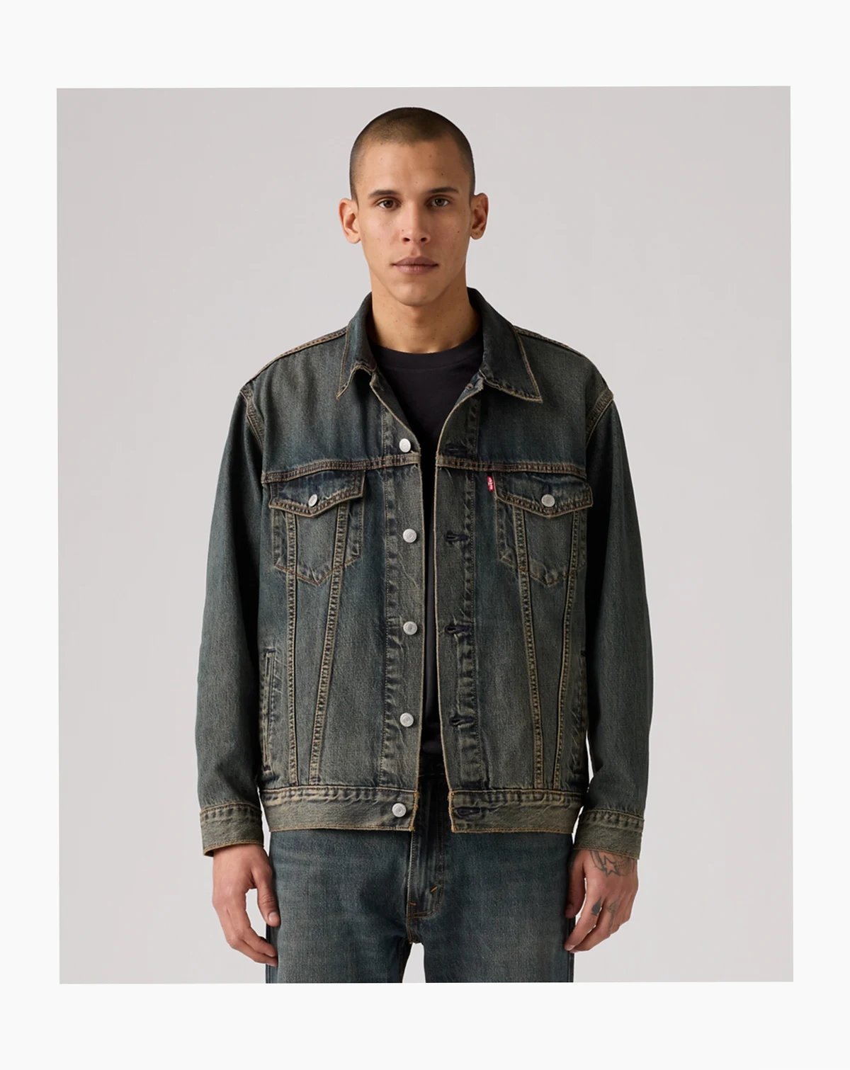 Men's Relaxed-Fit Trucker Jacket