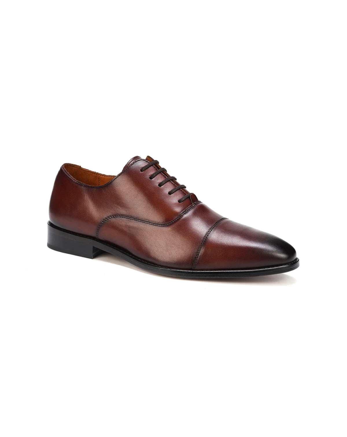 Men's Bill Cap Toe Oxford Leather Dress Shoes