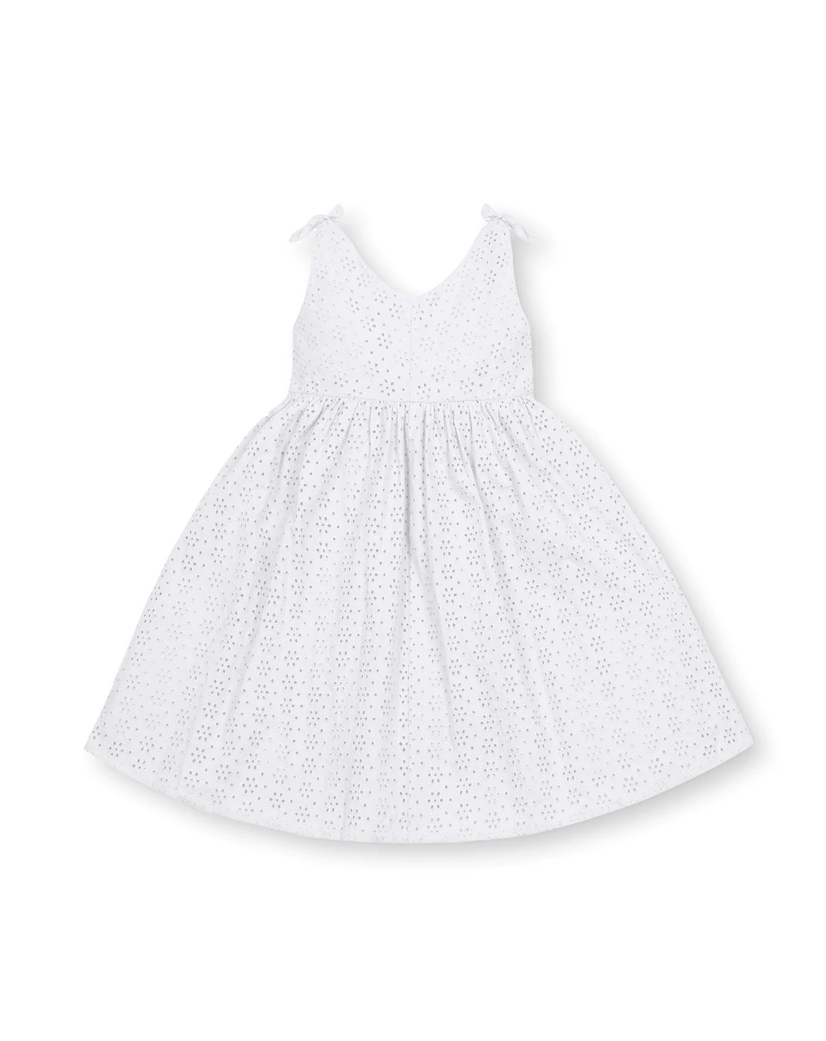 Toddler Girls Sleeveless Bow Shoulder Swing Dress
