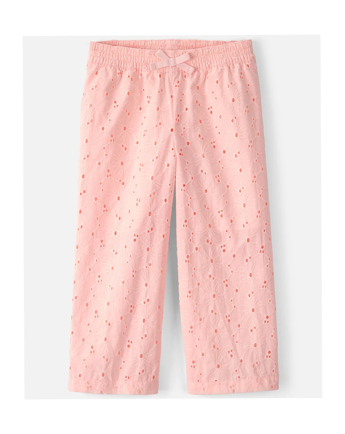 Girls' Toddler 2T-5T Eyelet Regular Fit Pants