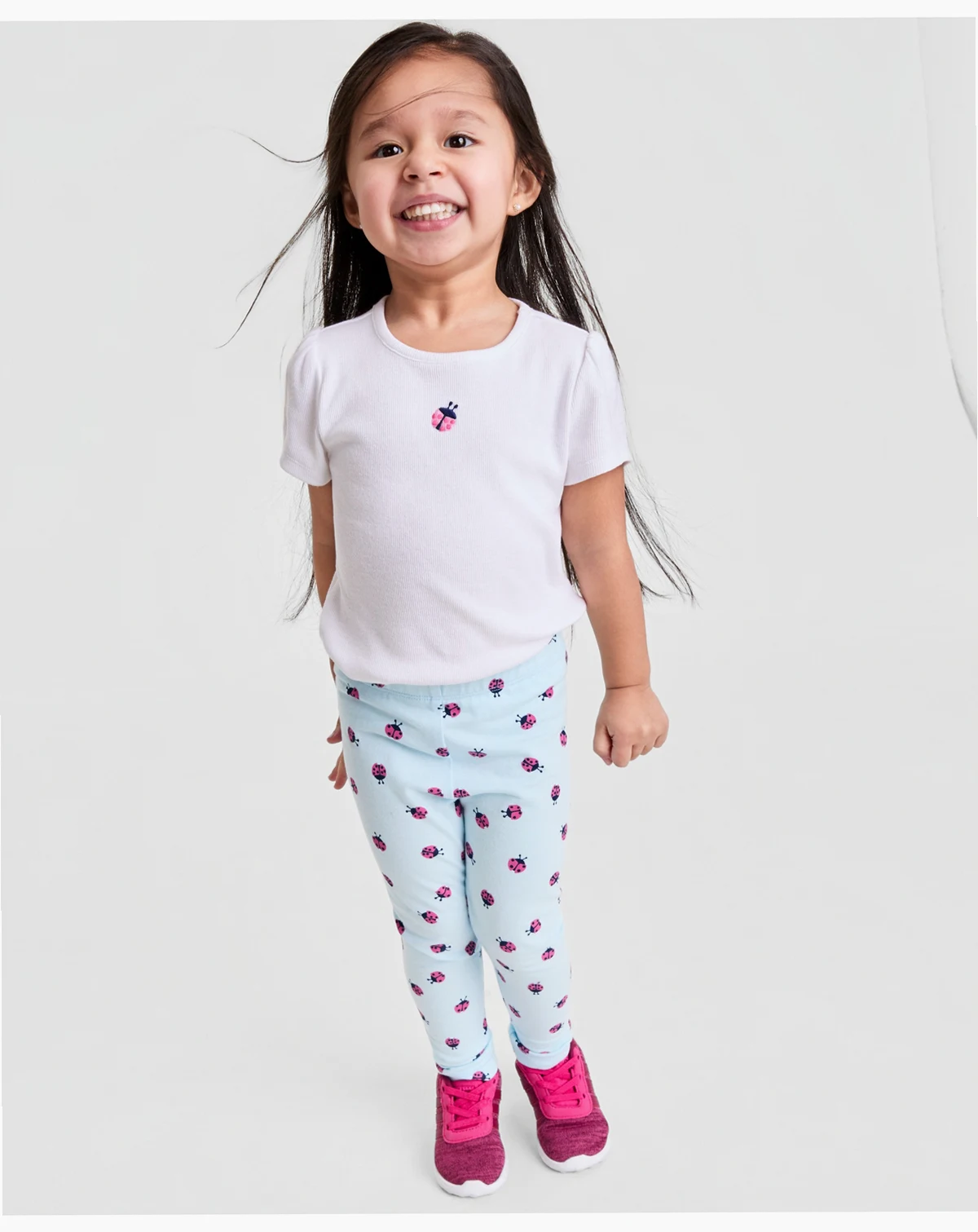 Girls' 12M-5T Ladybug-Print Leggings, Macy's Exclusive