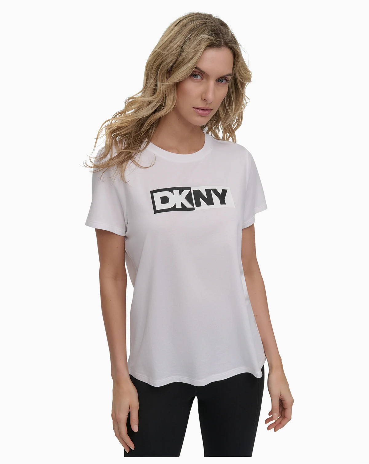 Women's Colorblocked-Logo Crewneck T-Shirt