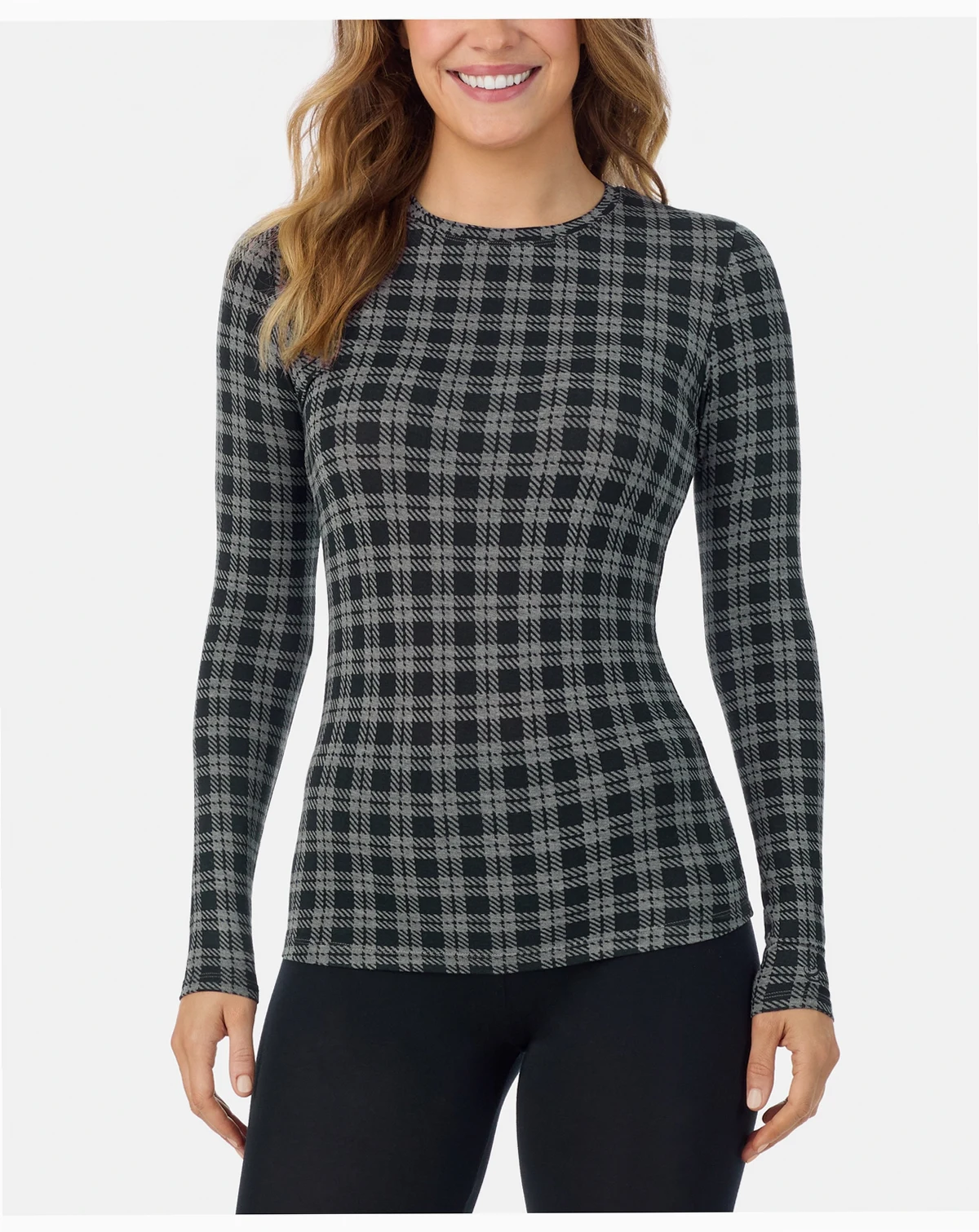 Softwear with Stretch Long-Sleeve Layering Top