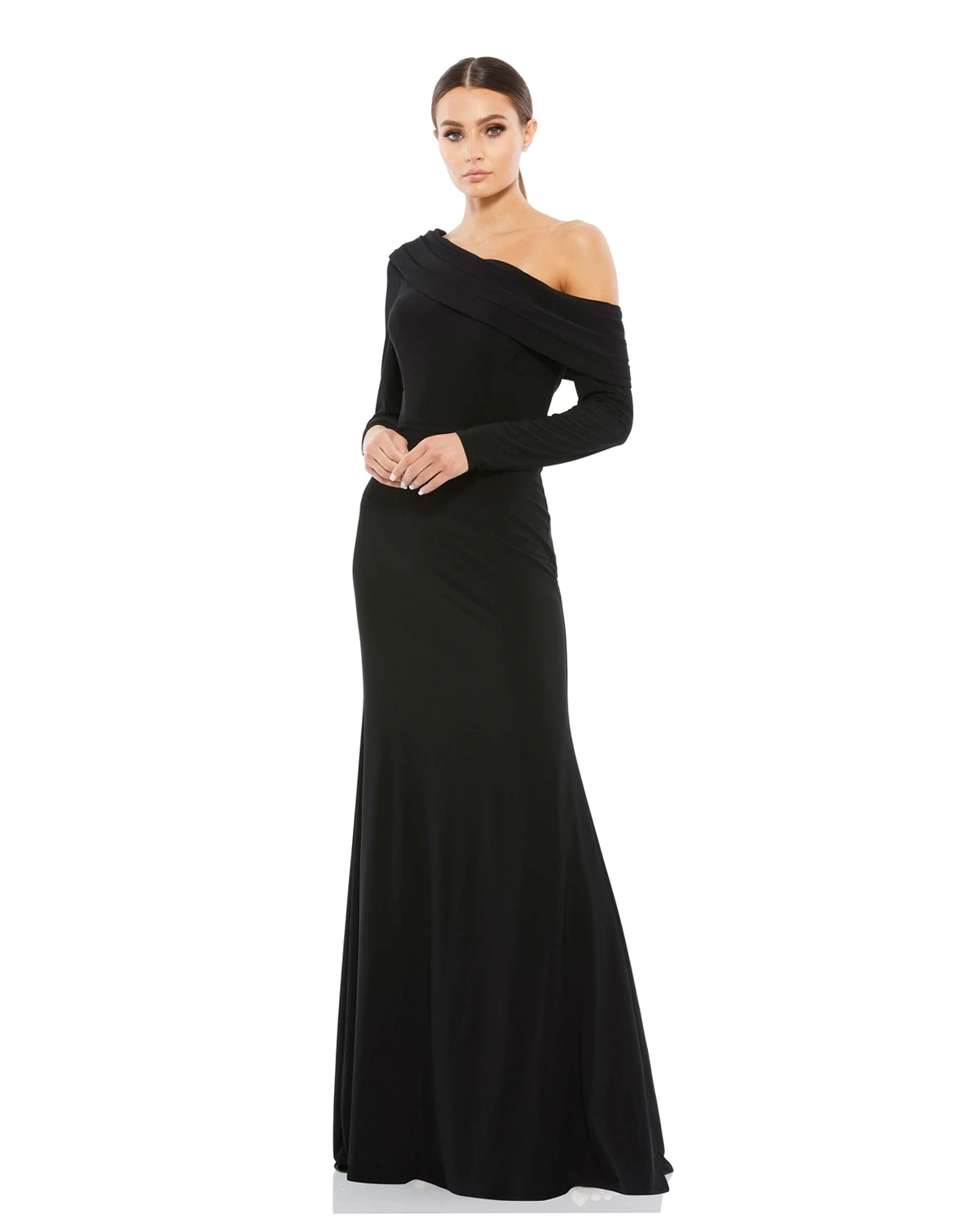 Women's Ieena Drop Shoulder Long Sleeve Column Gown