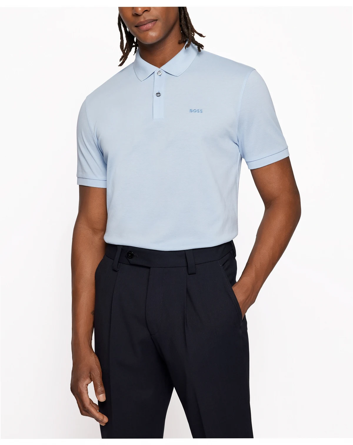 Men's Cotton Regular-Fit Polo Shirt