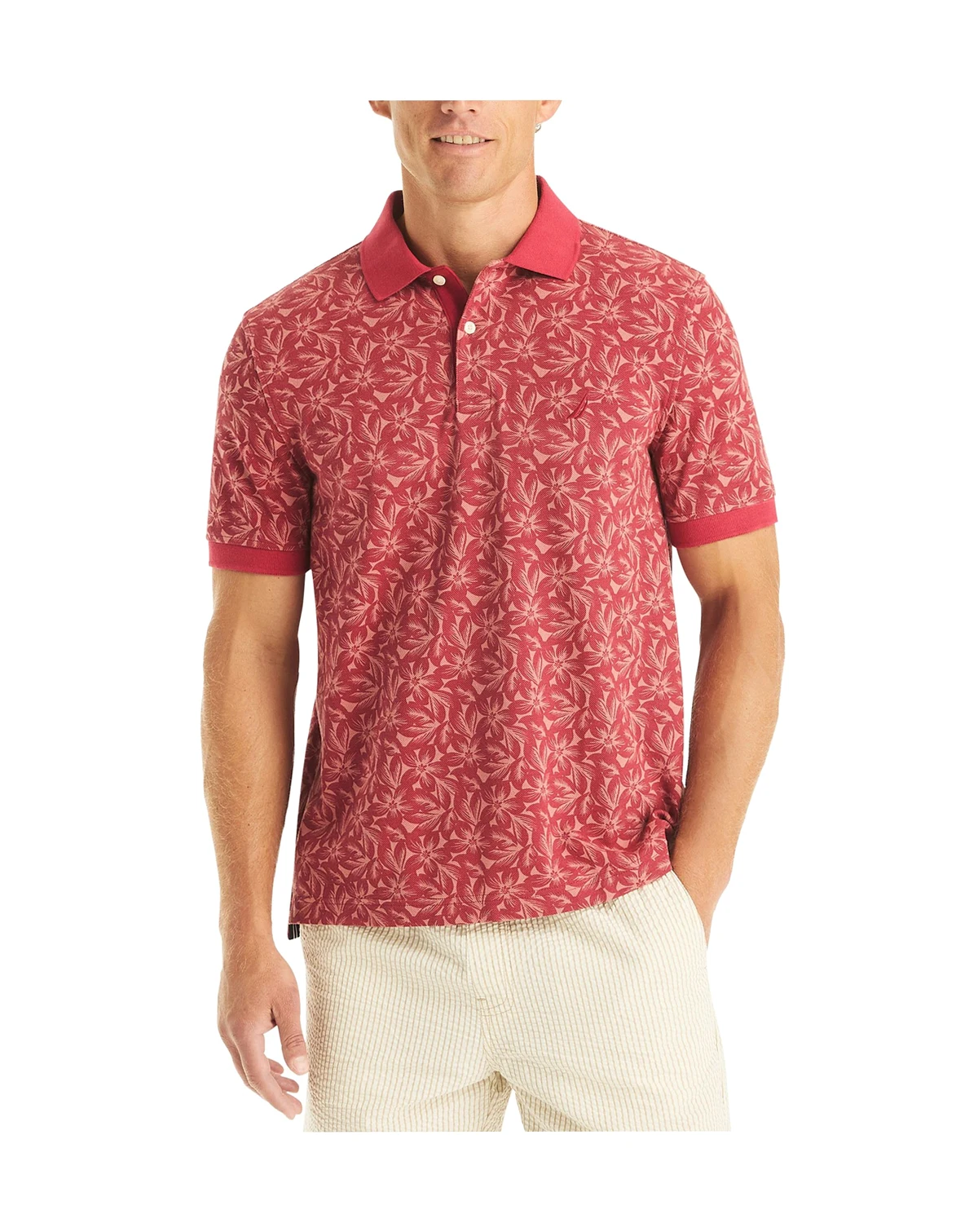 Men's Classic-Fit Printed Polo Shirt