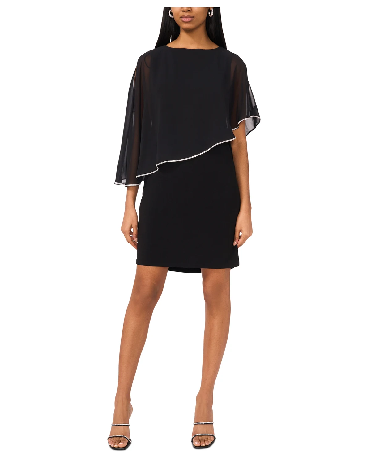 Petite Capelet Shift Dress