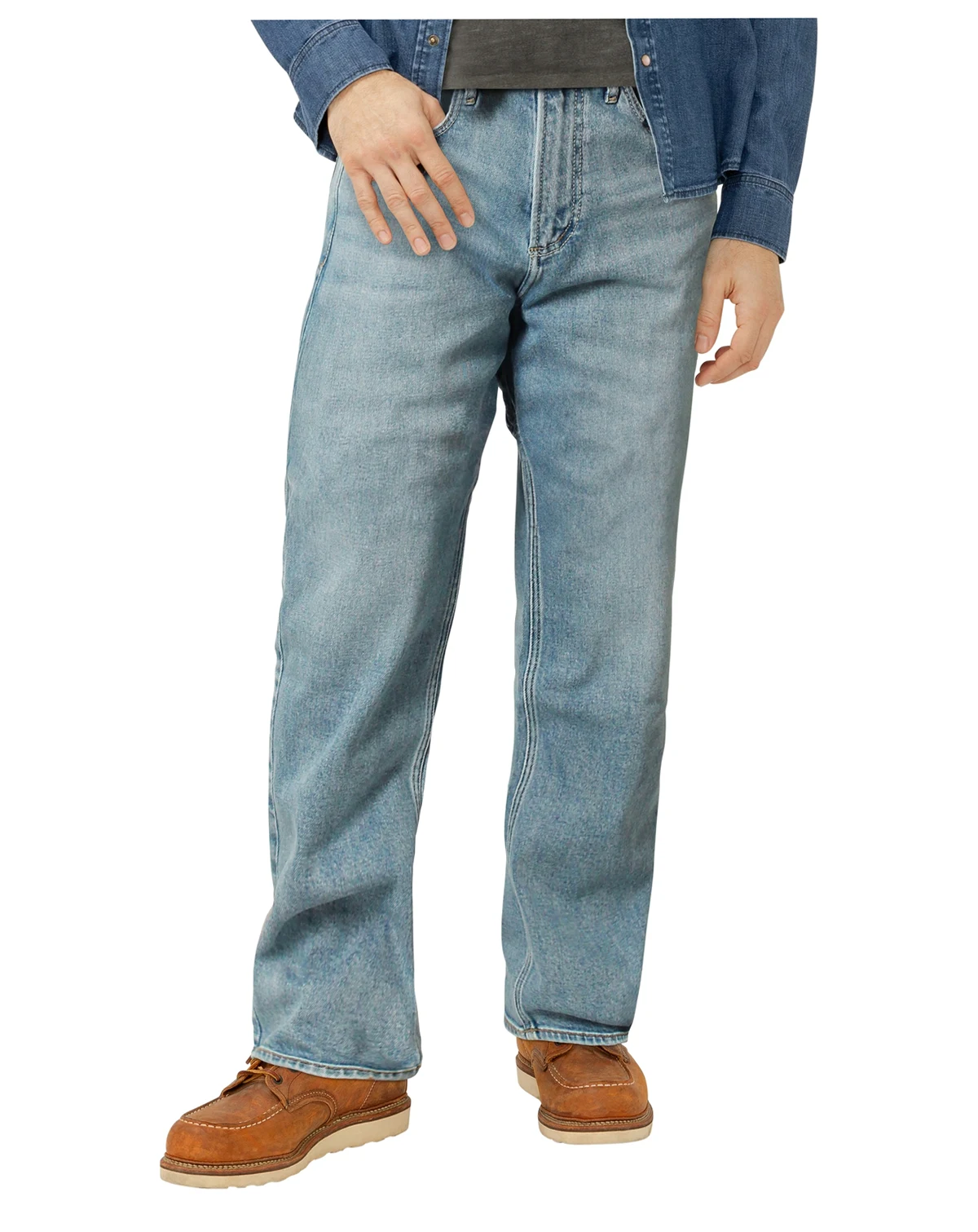 Men's Relaxed Fit Straight Leg Jeans