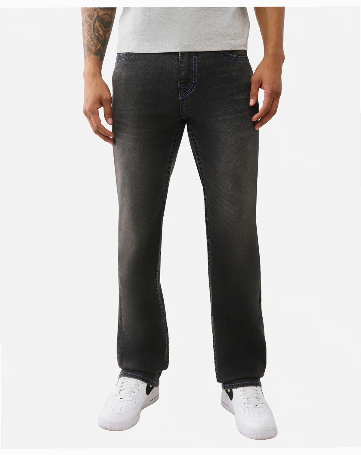 Men's Ricky Straight-Fit Big T Jeans