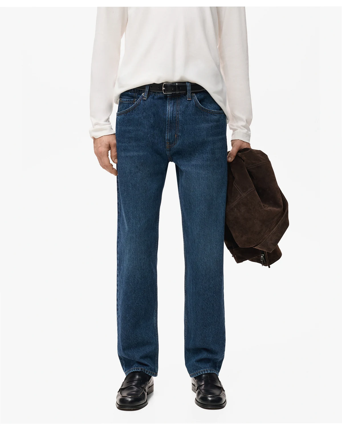 Men's Moby Straight-Fit Dark-Wash Jeans