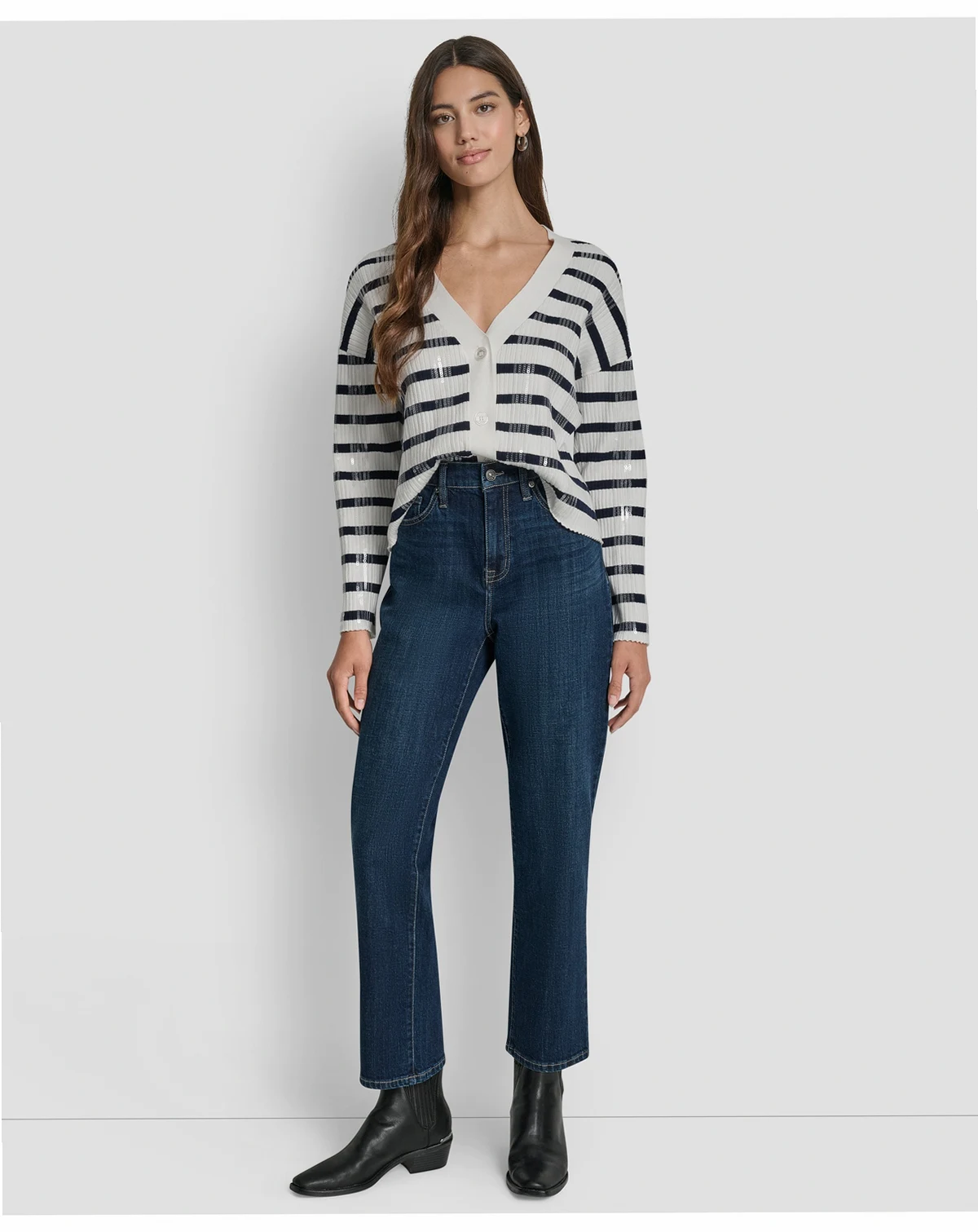 Women's Classic High Rise Straight Leg Jeans