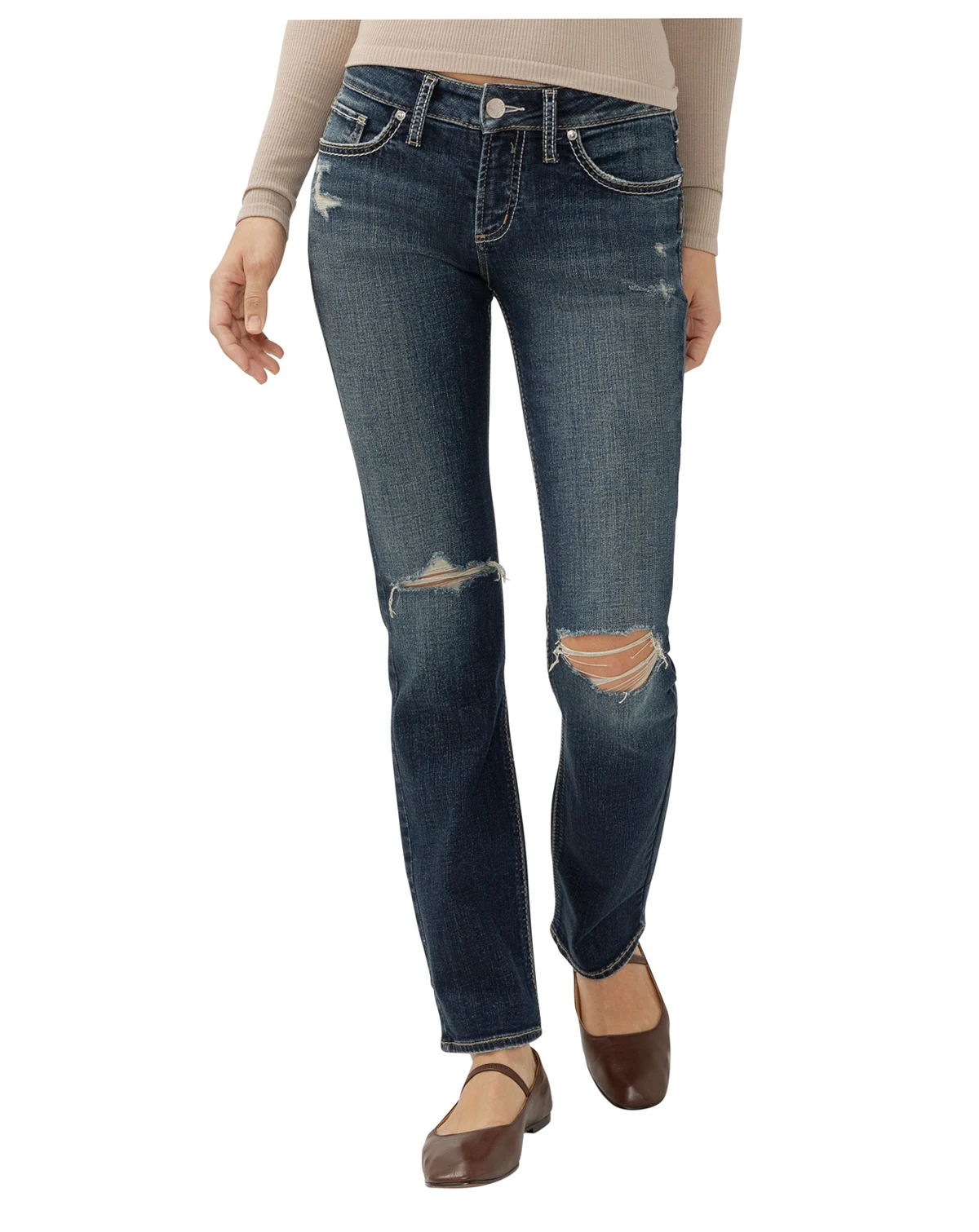 Women's Britt Low Rise Straight Jeans